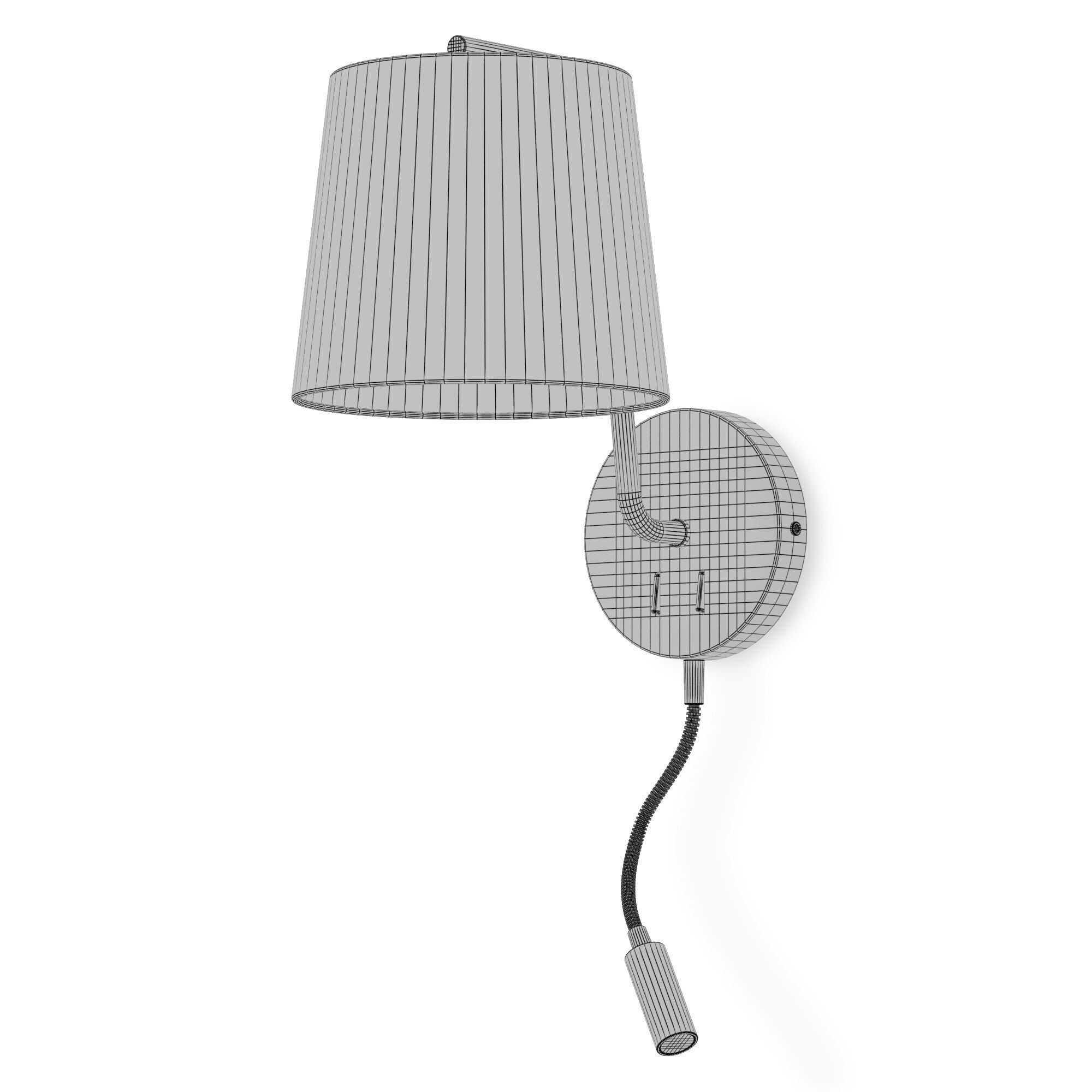 Wall lamp with reading table Faro Barcelona Berni 3D model_7