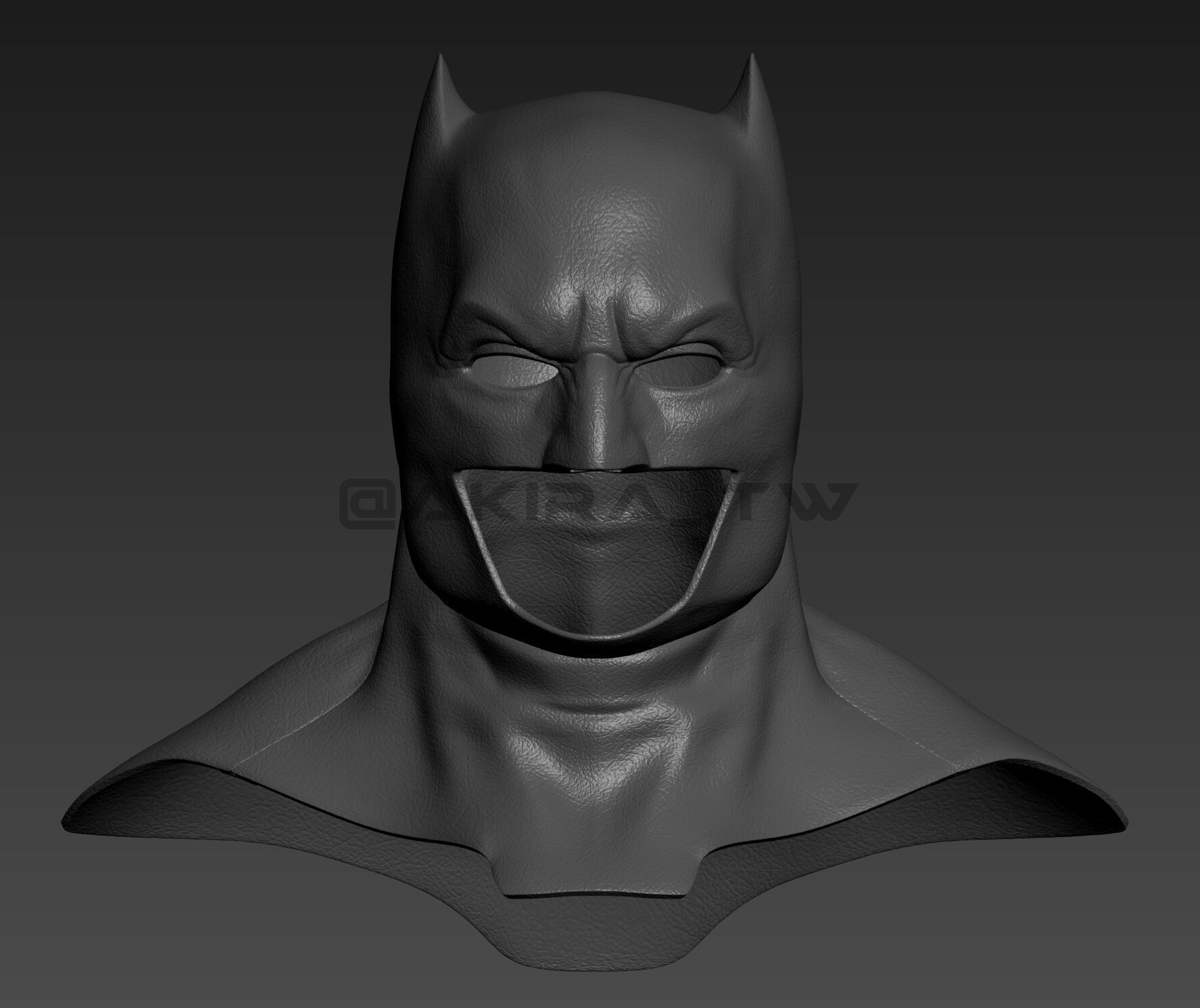  Zack Snyder Justice League Batman Cowl 3D print model_1