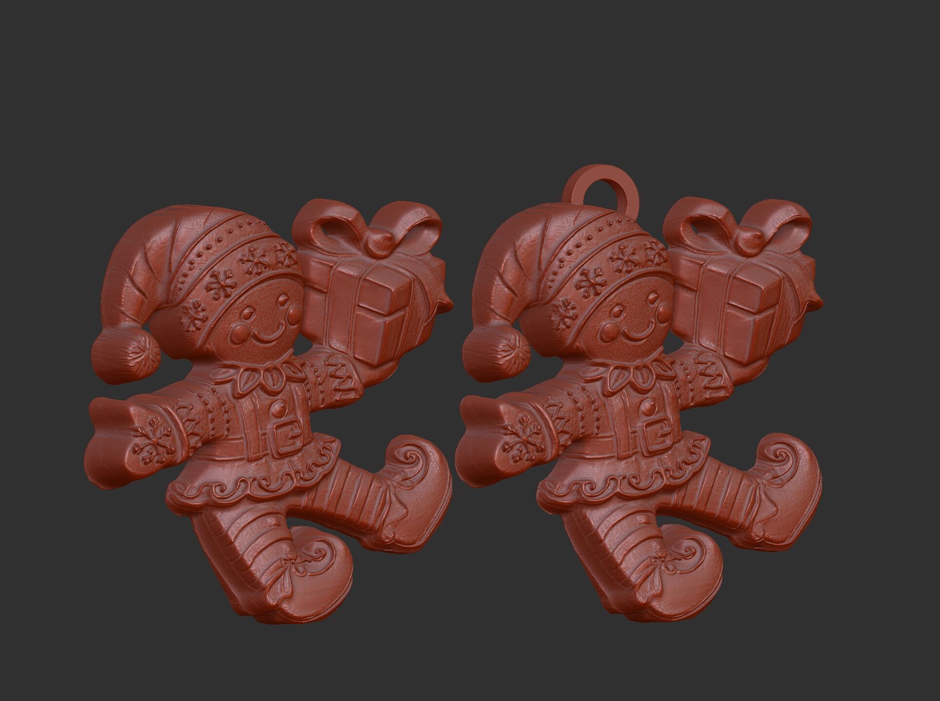 christmas cookie gift decor  3D print model_1