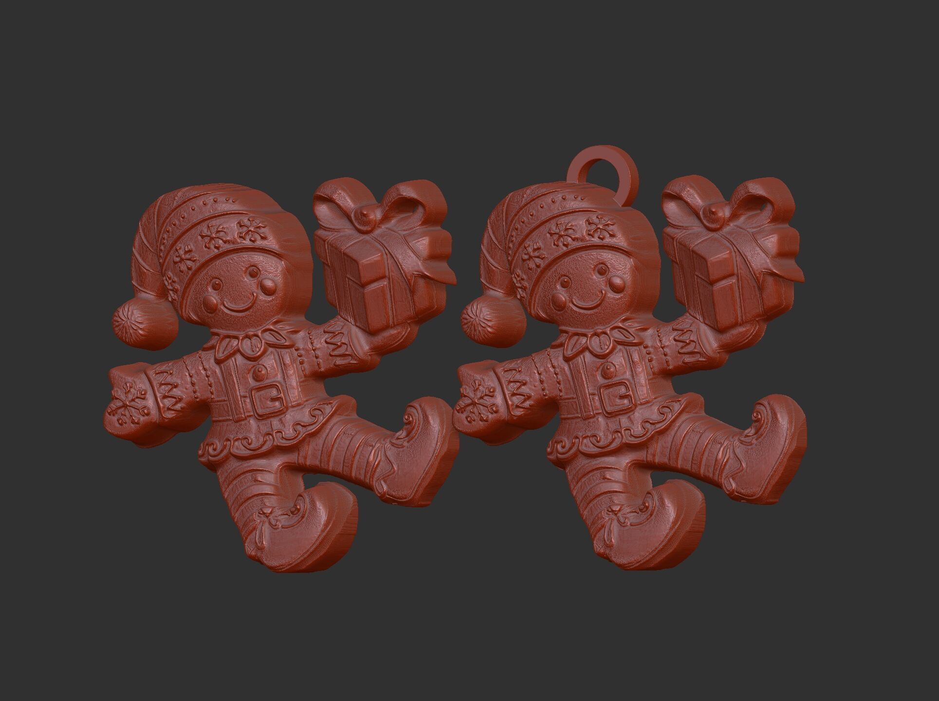 christmas cookie gift decor  3D print model_2