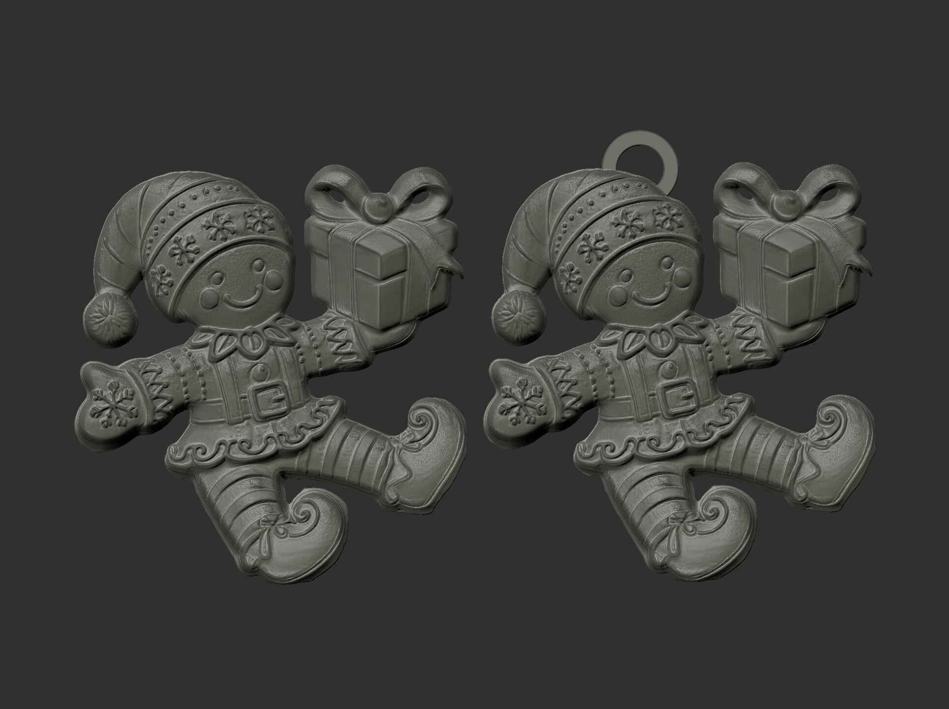 christmas cookie gift decor  3D print model_9