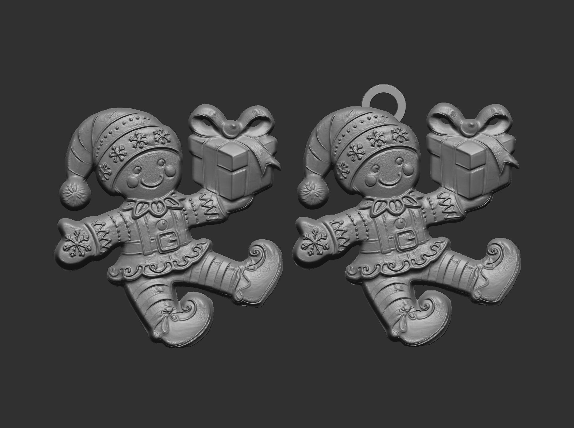 christmas cookie gift decor  3D print model_6