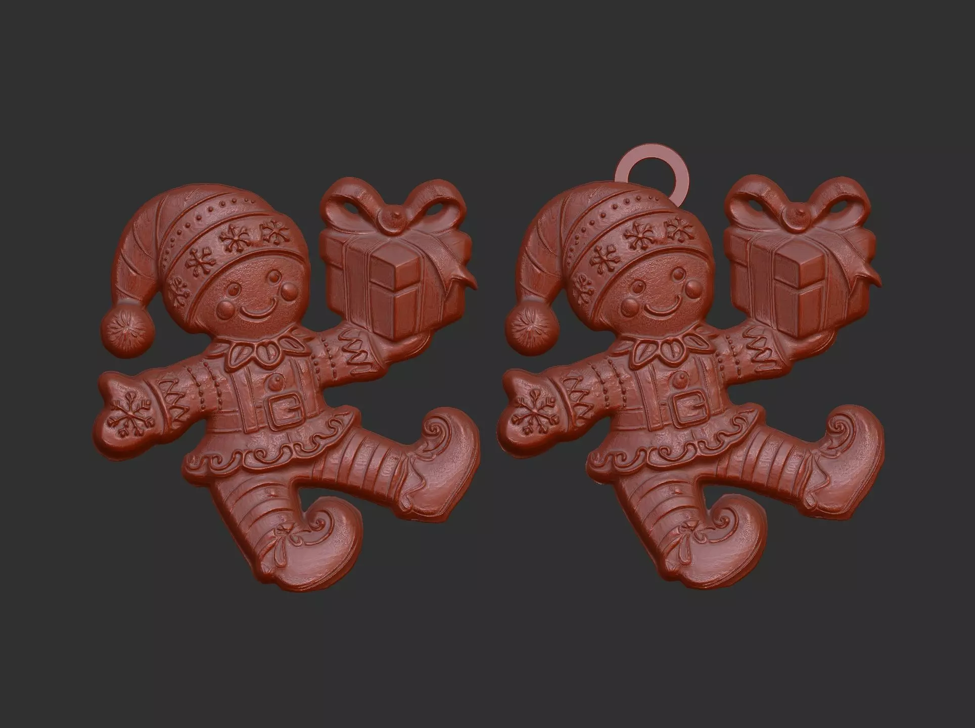 christmas cookie gift decor  3D print model_0