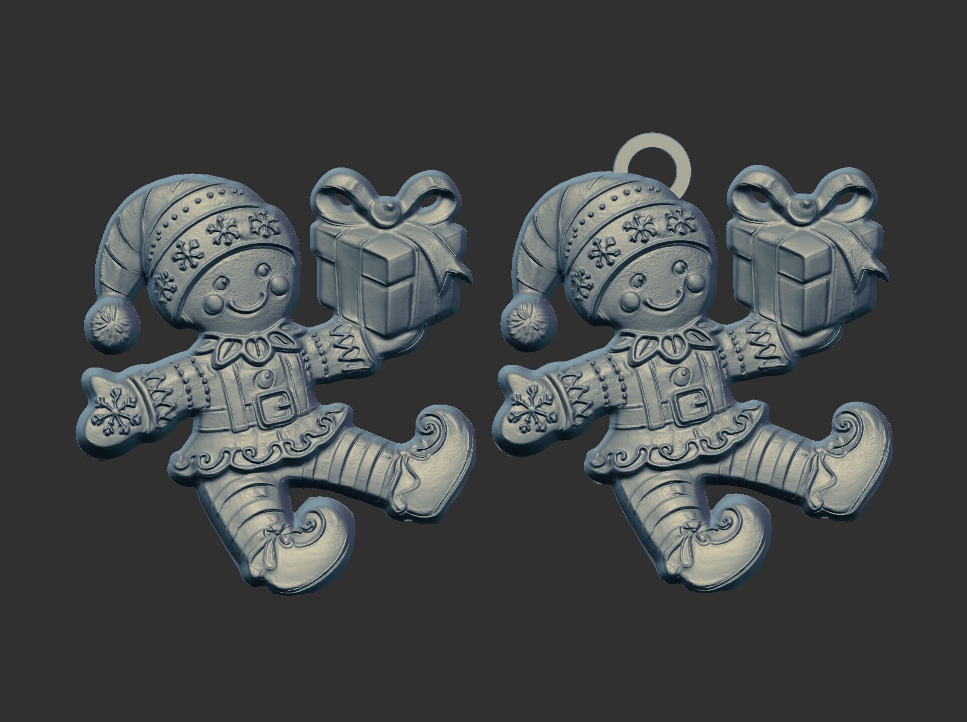 christmas cookie gift decor  3D print model_10