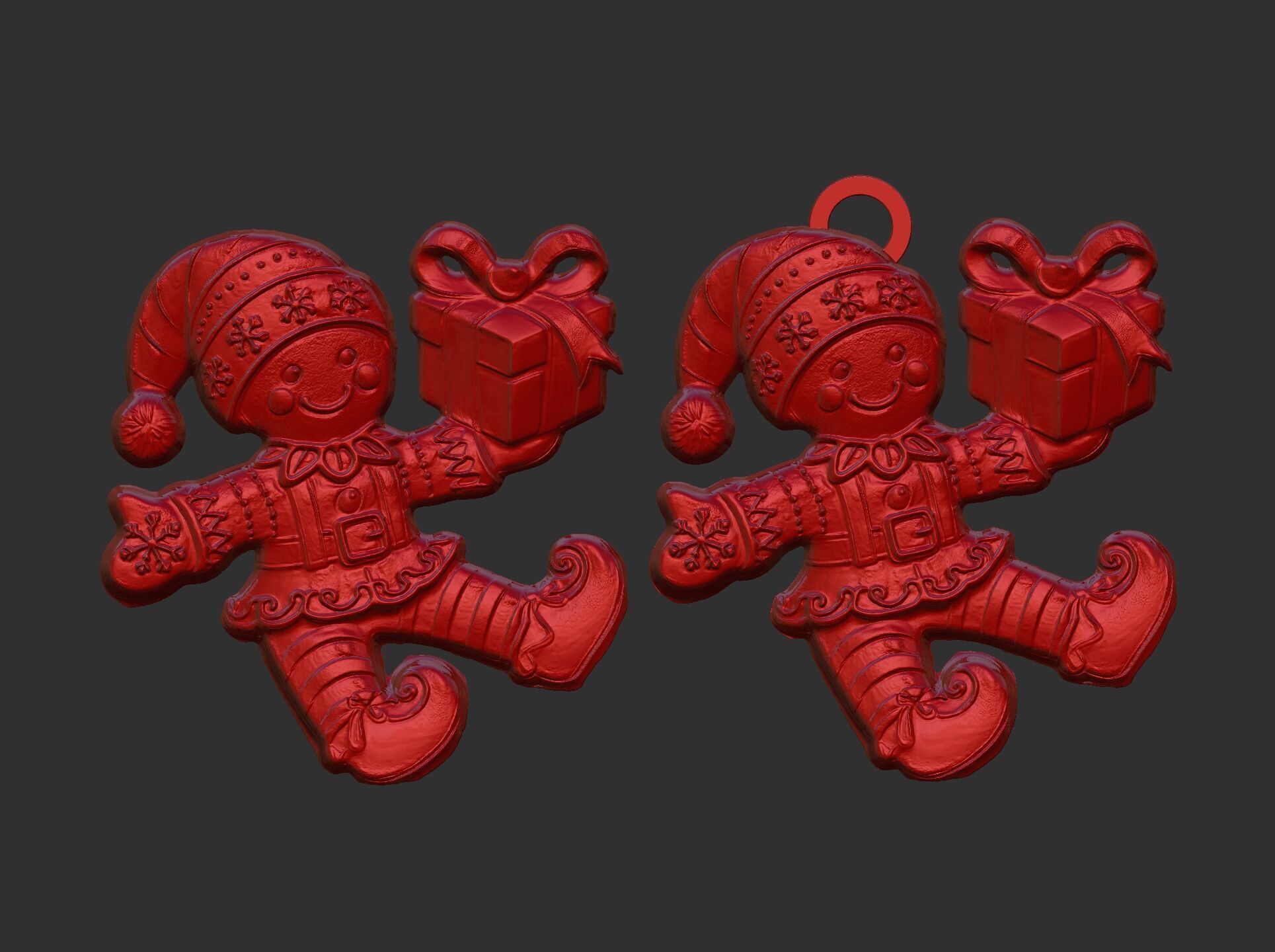 christmas cookie gift decor  3D print model_4