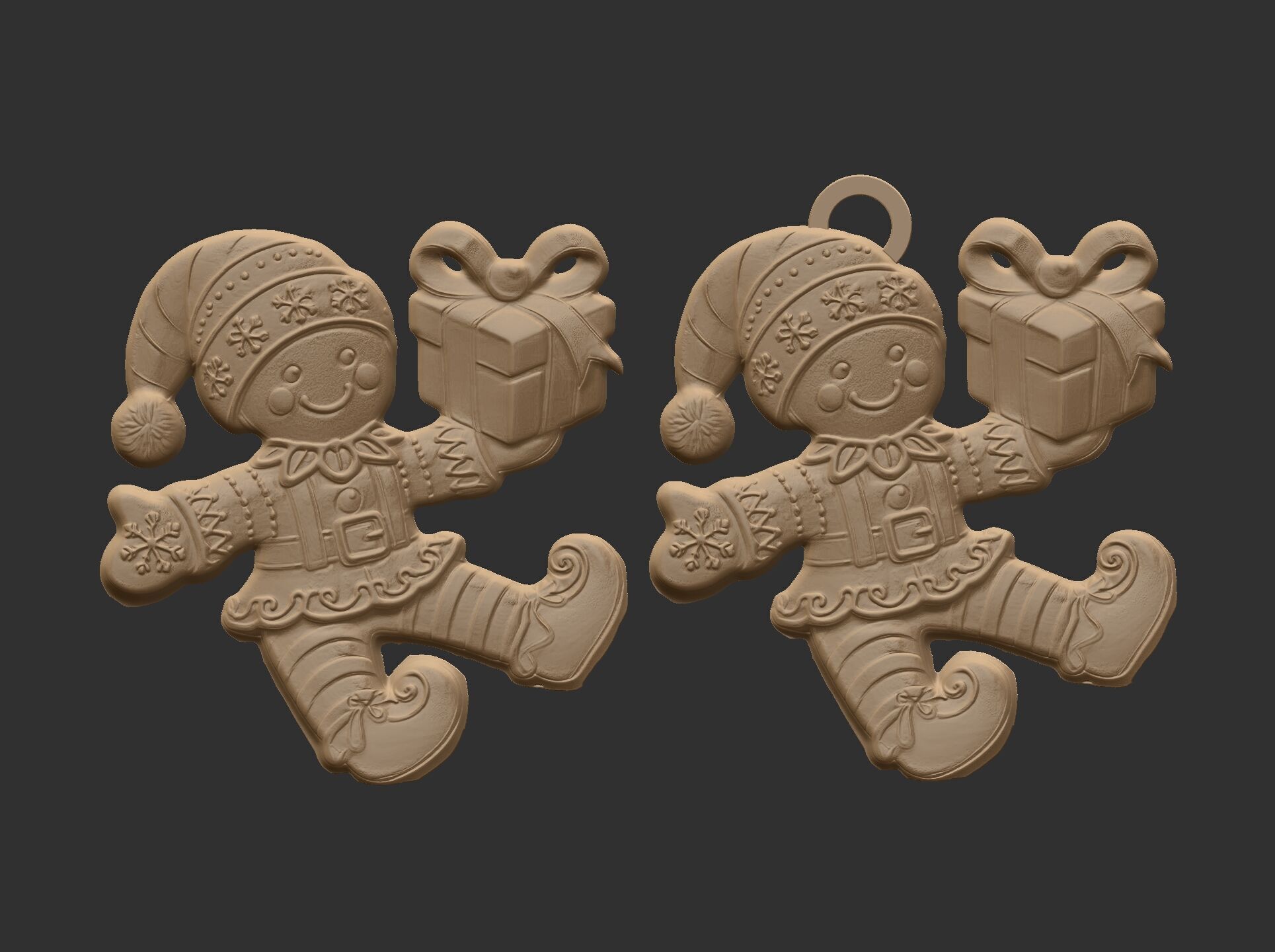 christmas cookie gift decor  3D print model_11