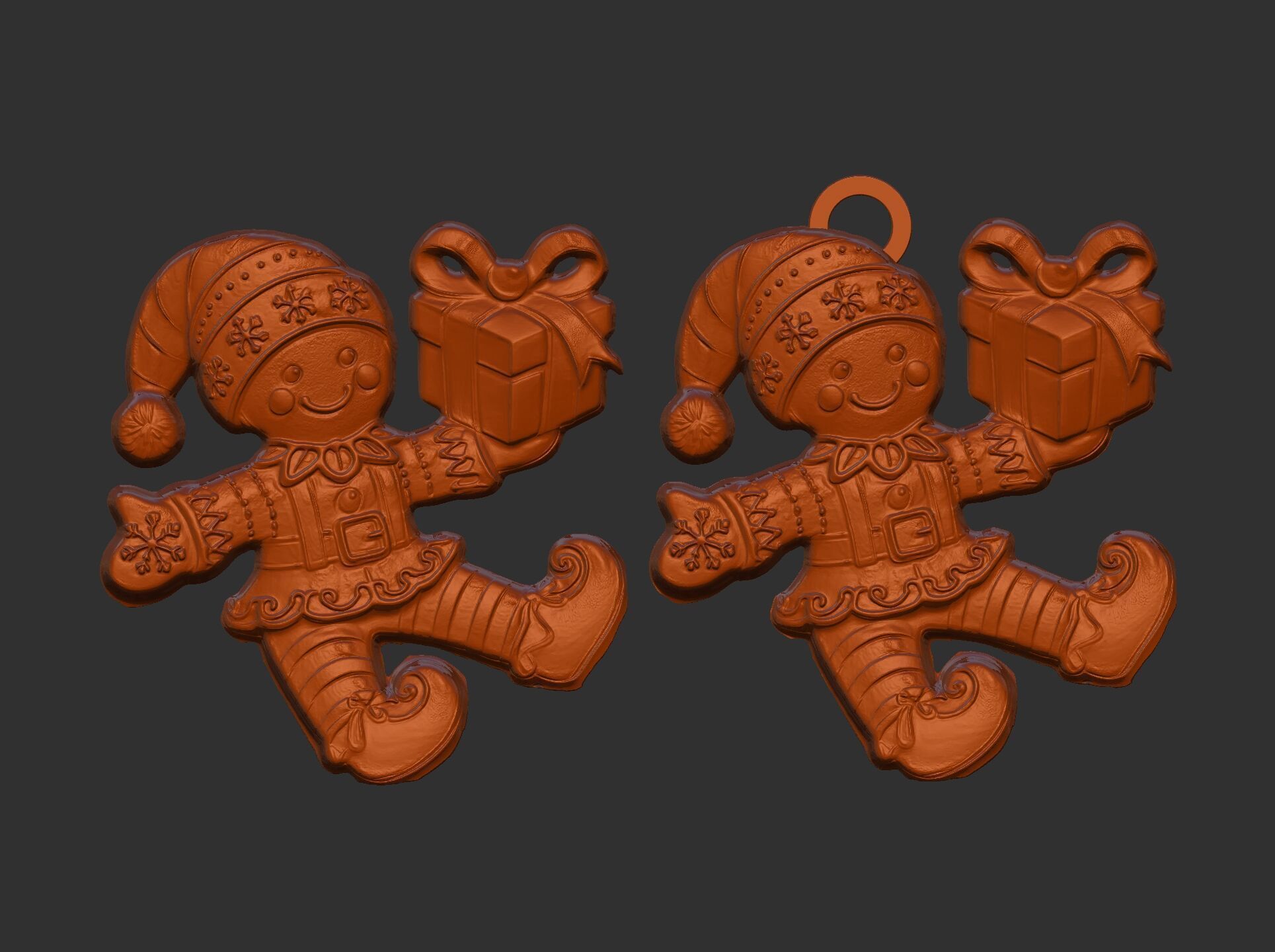 christmas cookie gift decor  3D print model_8