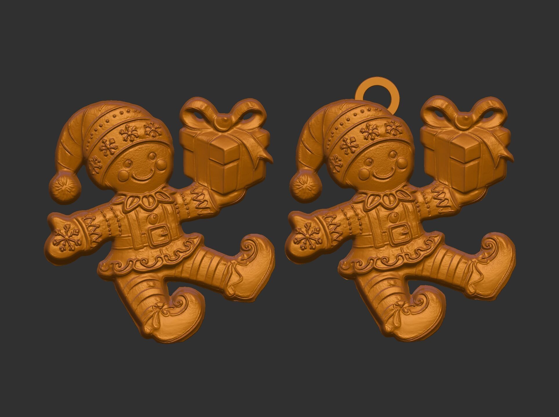 christmas cookie gift decor  3D print model_5