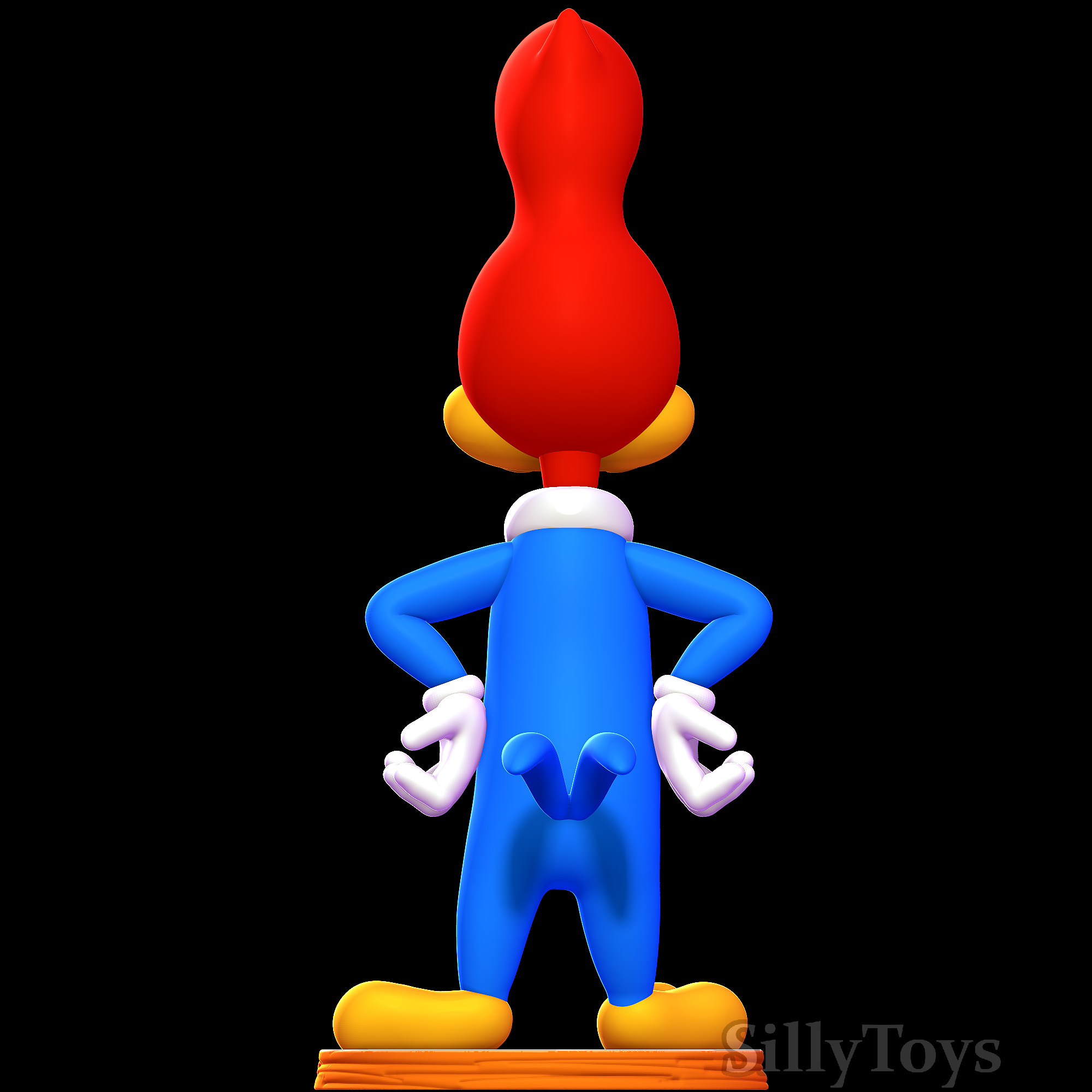 Woody Woodpecker 3D print model_3