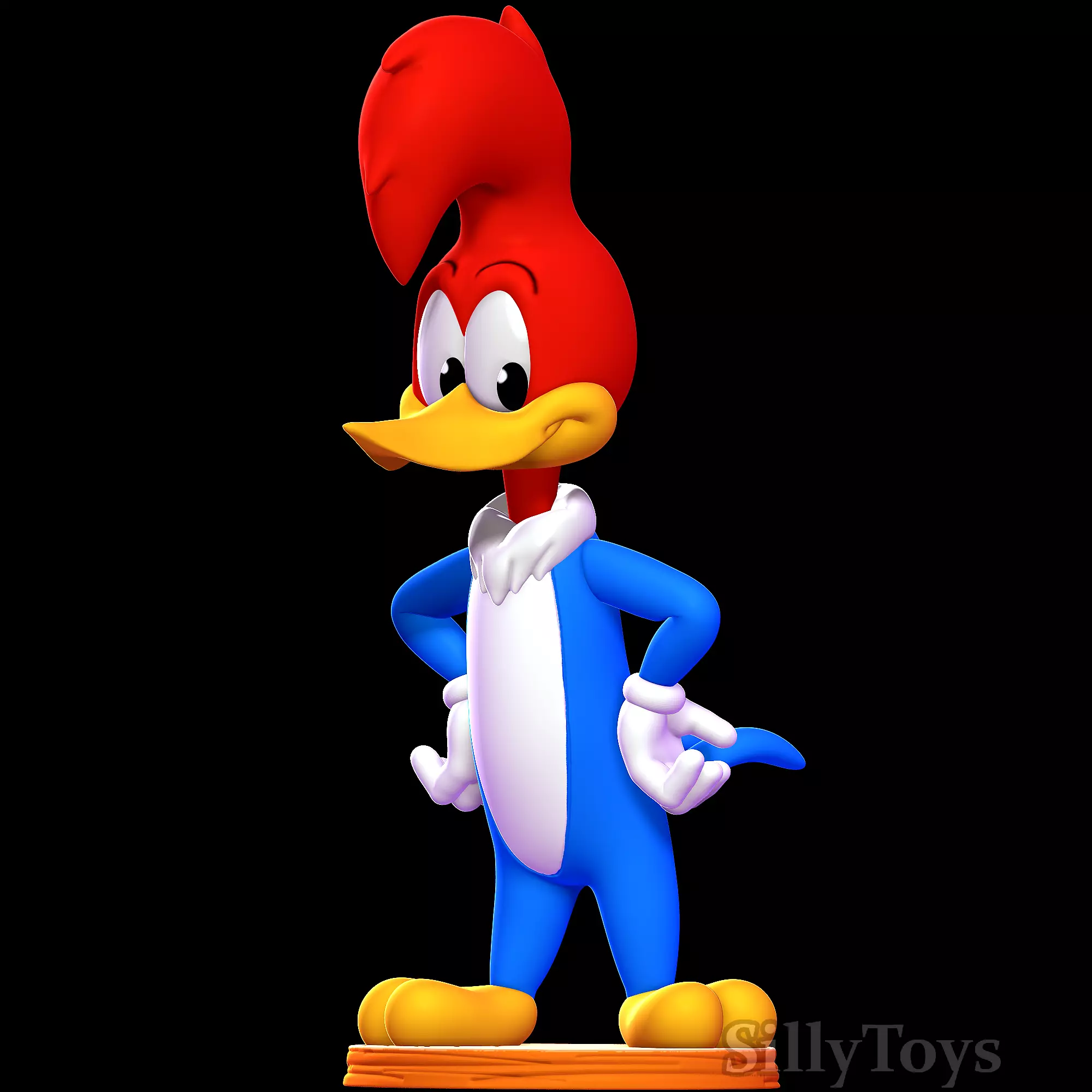 Woody Woodpecker 3D print model_0