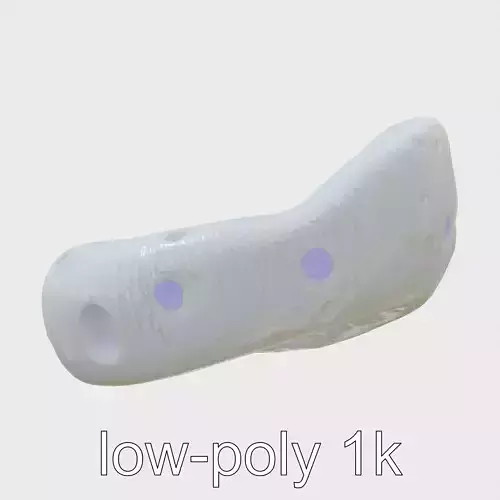 Moon Crater Plush Chair with Glowing Surface