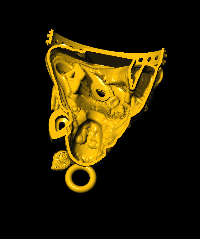 murgan god pendent 3D print model 3D print model_5