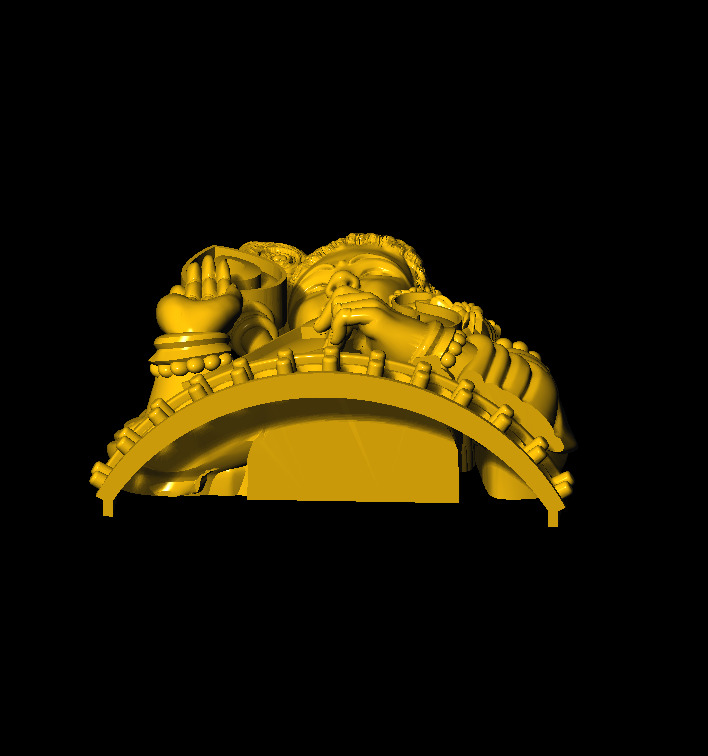murgan god pendent 3D print model 3D print model_4
