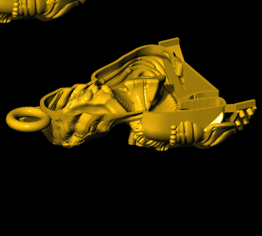 murgan god pendent 3D print model 3D print model_15