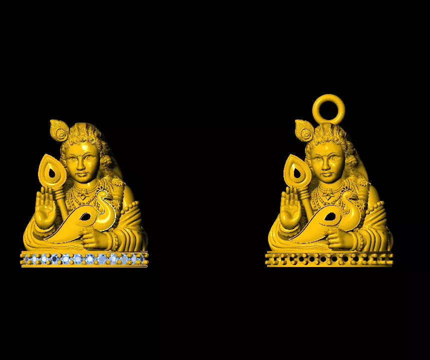 murgan god pendent 3D print model 3D print model_0