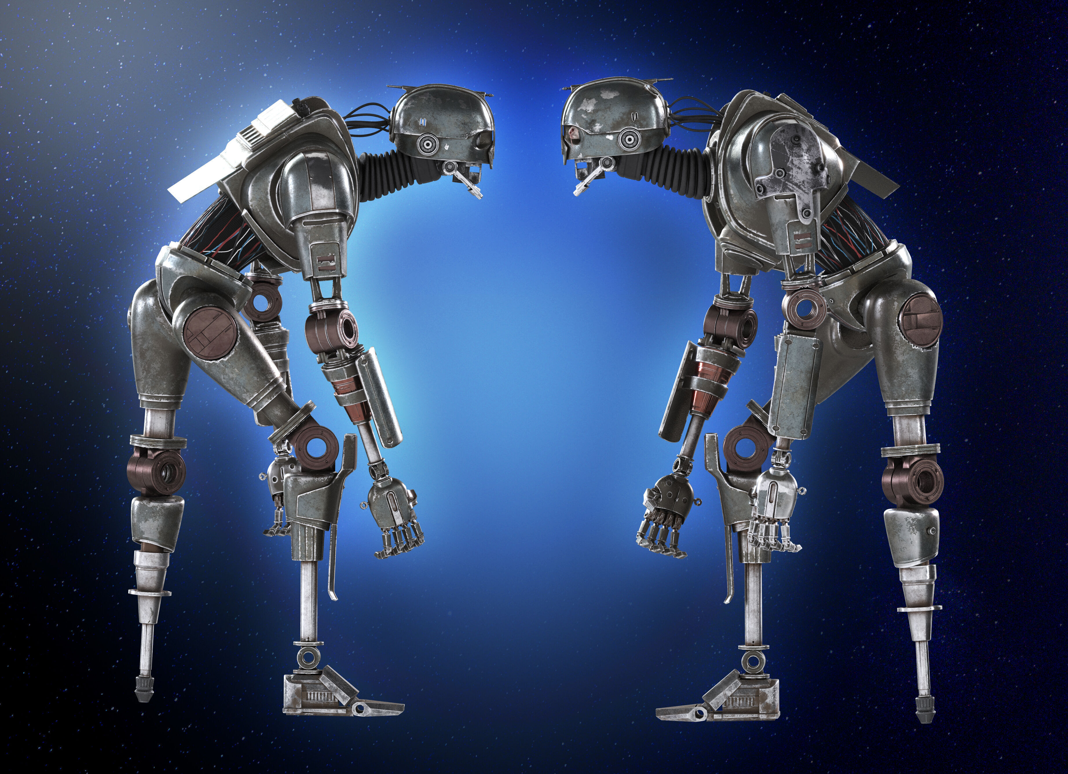 SM-33 DROID STATUE 3D PRINT MODEL SKELETON CREW   3D print model_2