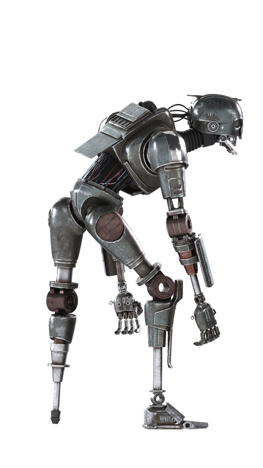 SM-33 DROID STATUE 3D PRINT MODEL SKELETON CREW   3D print model_60