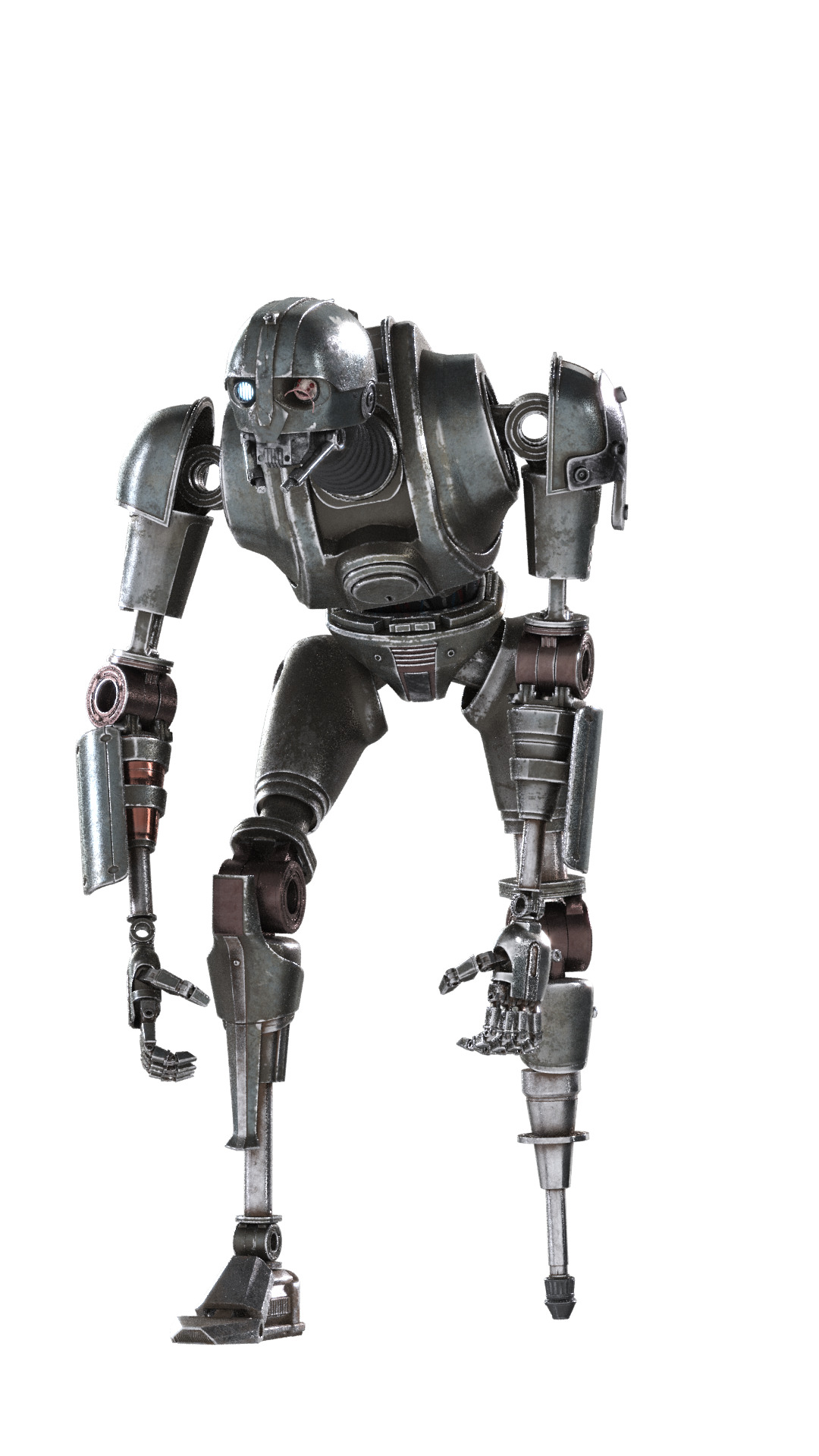 SM-33 DROID STATUE 3D PRINT MODEL SKELETON CREW   3D print model_16