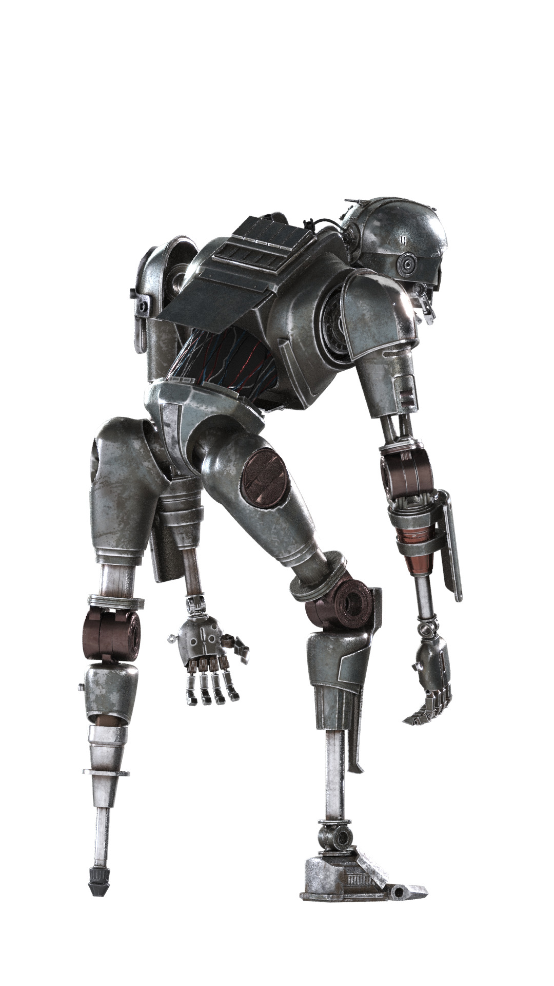 SM-33 DROID STATUE 3D PRINT MODEL SKELETON CREW   3D print model_34