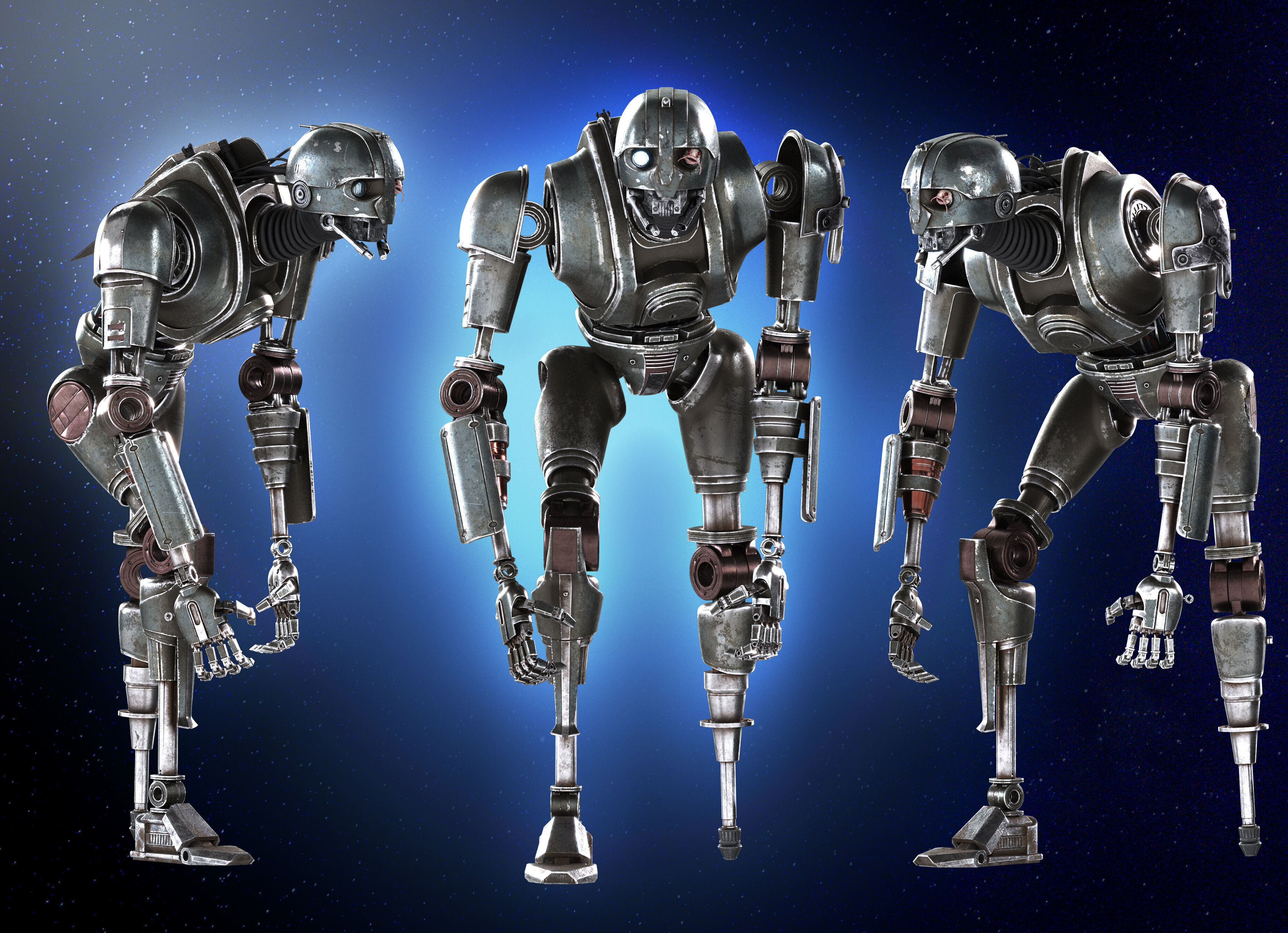 SM-33 DROID STATUE 3D PRINT MODEL SKELETON CREW   3D print model_10