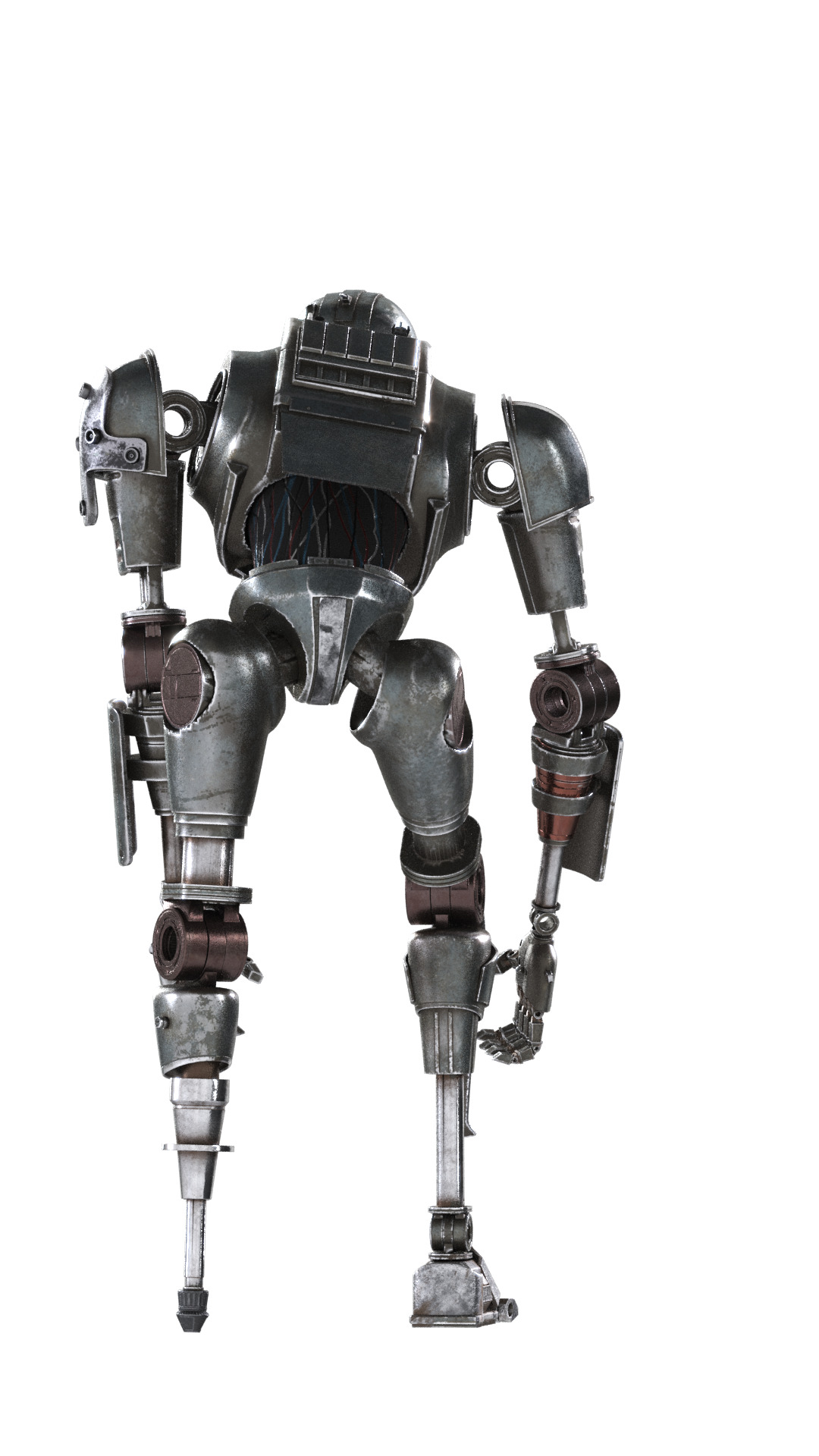 SM-33 DROID STATUE 3D PRINT MODEL SKELETON CREW   3D print model_25