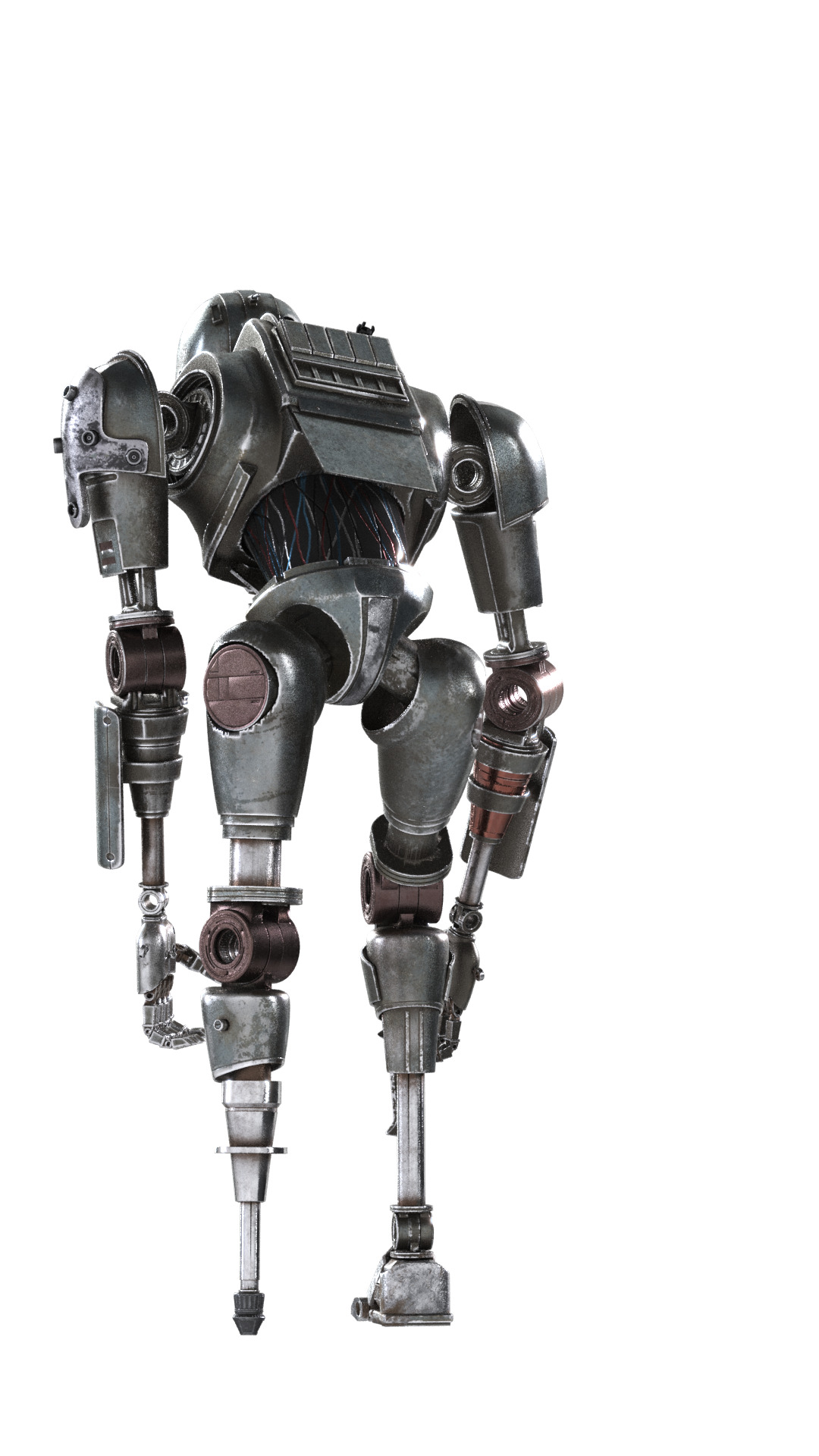 SM-33 DROID STATUE 3D PRINT MODEL SKELETON CREW   3D print model_31