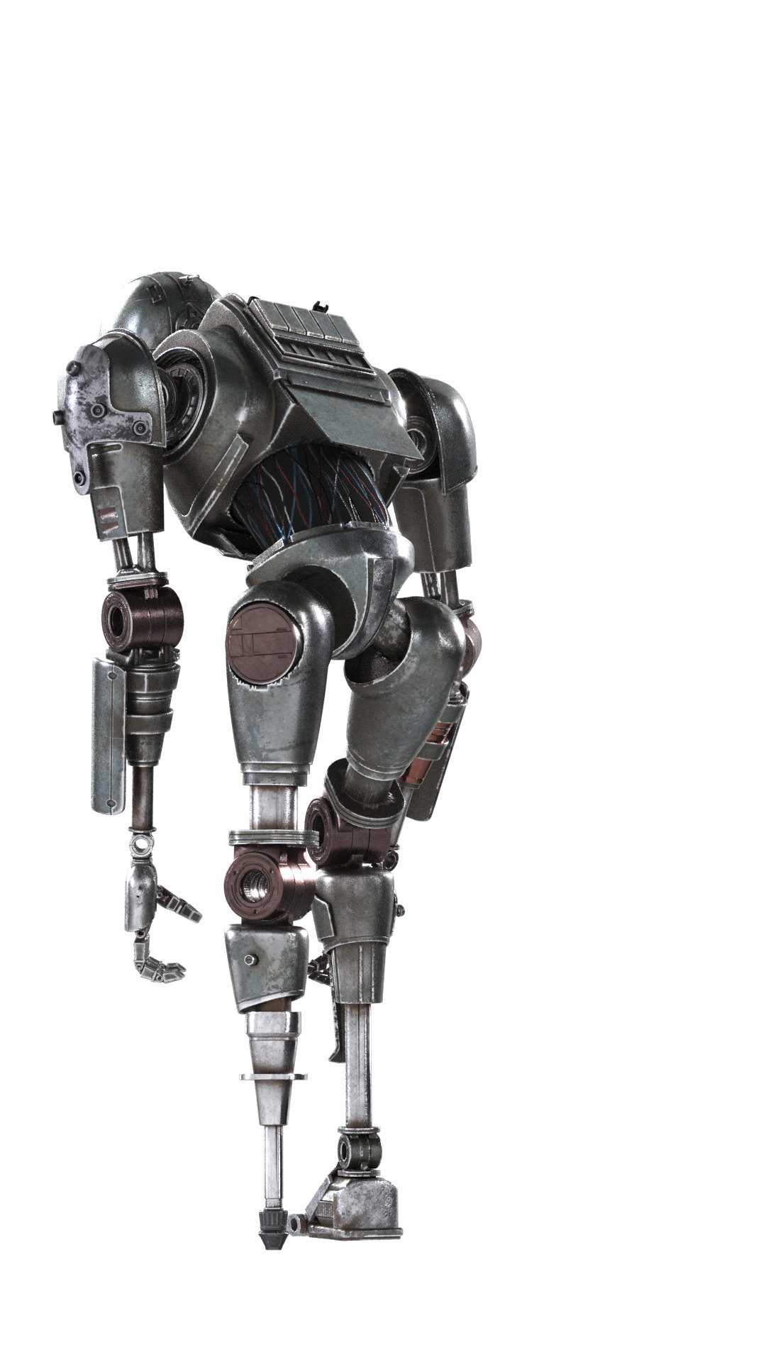 SM-33 DROID STATUE 3D PRINT MODEL SKELETON CREW   3D print model_22