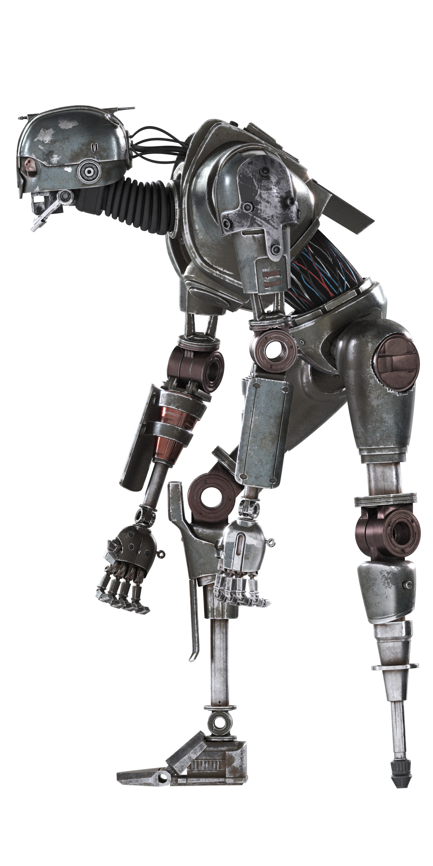 SM-33 DROID STATUE 3D PRINT MODEL SKELETON CREW   3D print model_15