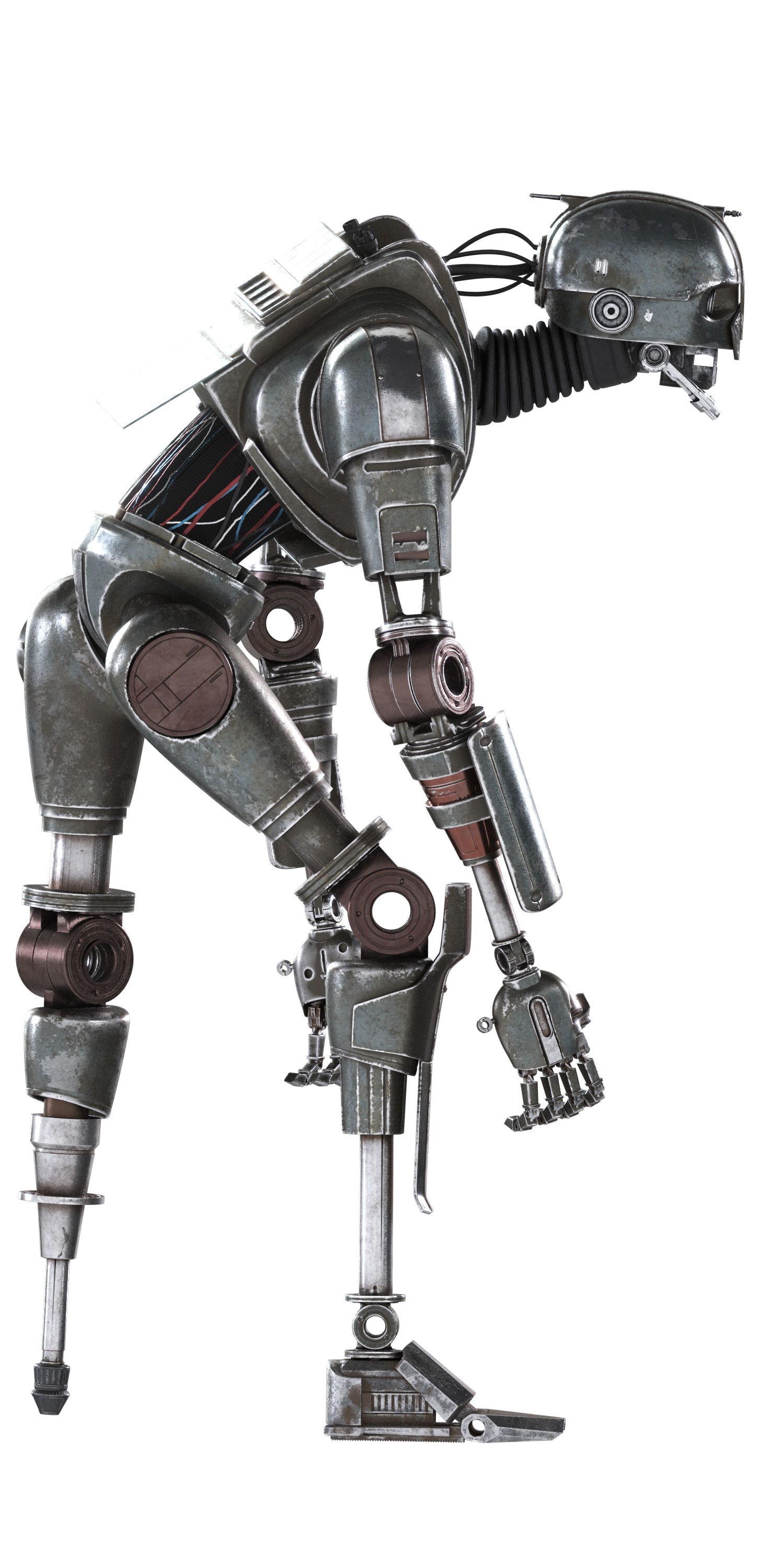 SM-33 DROID STATUE 3D PRINT MODEL SKELETON CREW   3D print model_28