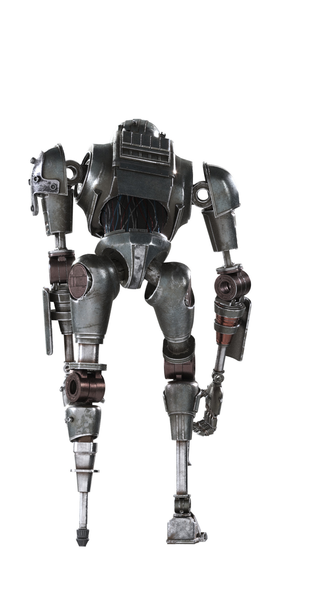 SM-33 DROID STATUE 3D PRINT MODEL SKELETON CREW   3D print model_43