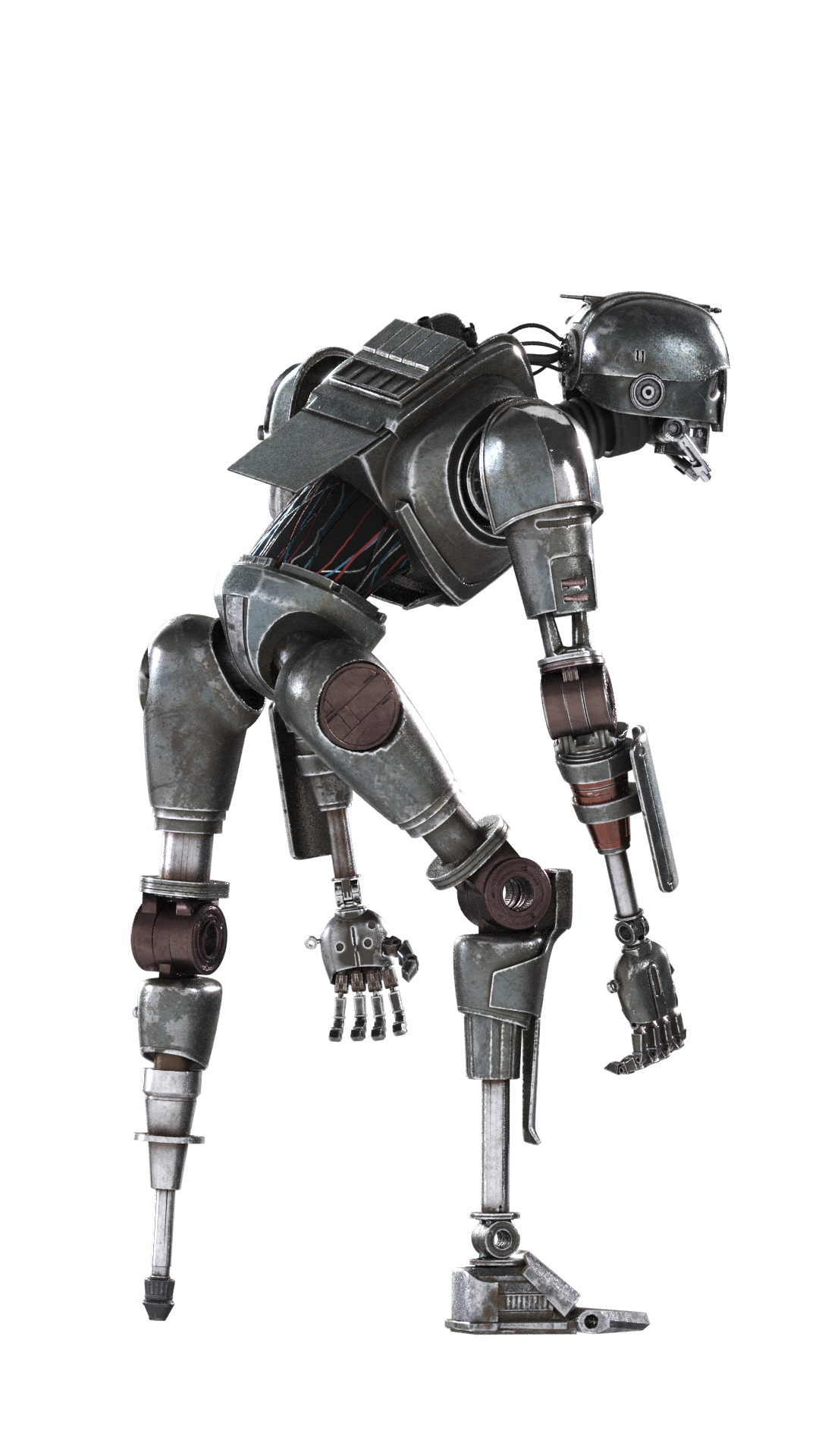 SM-33 DROID STATUE 3D PRINT MODEL SKELETON CREW   3D print model_65