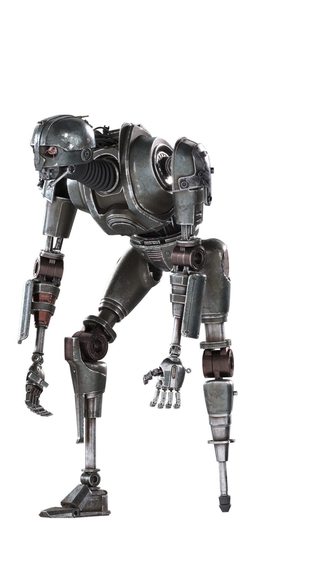 SM-33 DROID STATUE 3D PRINT MODEL SKELETON CREW   3D print model_47