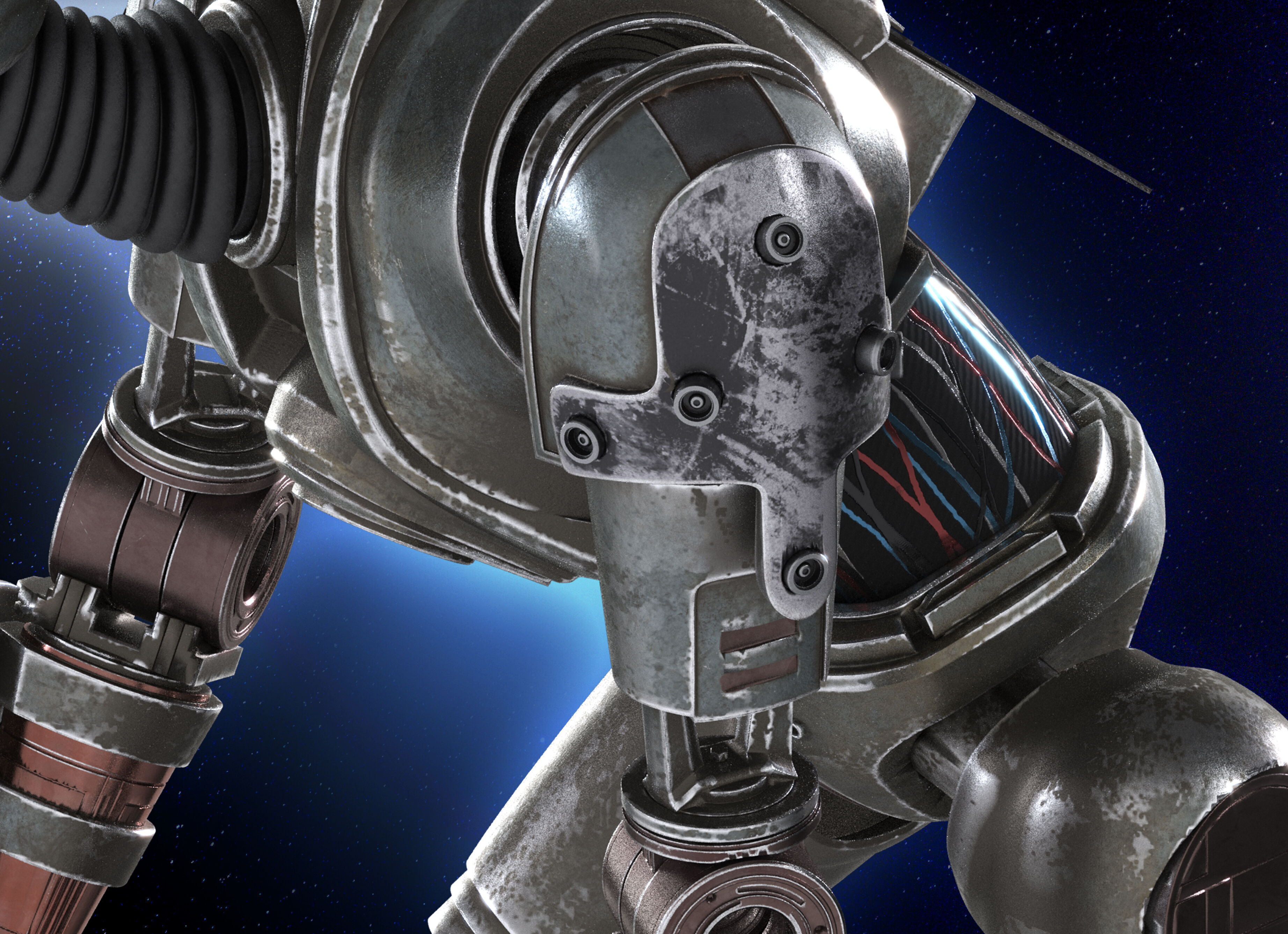 SM-33 DROID STATUE 3D PRINT MODEL SKELETON CREW   3D print model_1