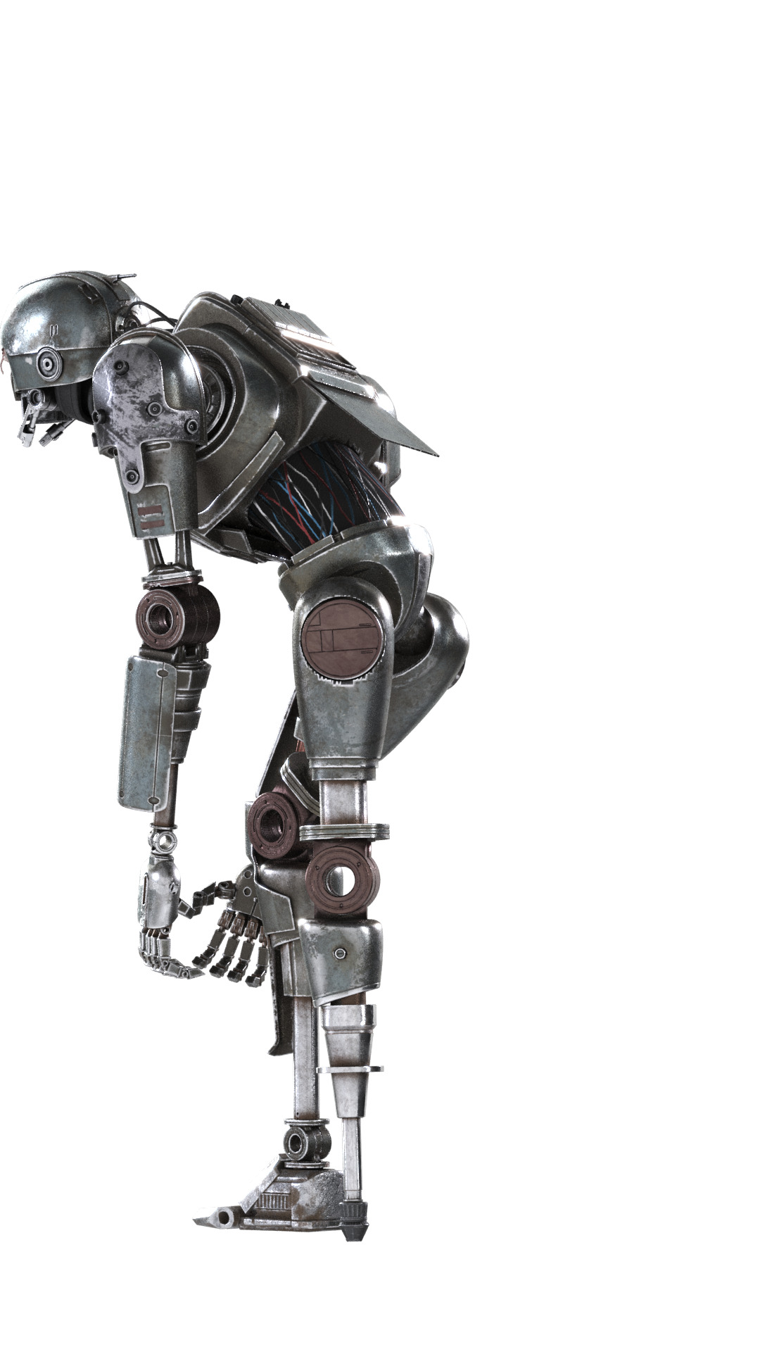 SM-33 DROID STATUE 3D PRINT MODEL SKELETON CREW   3D print model_48