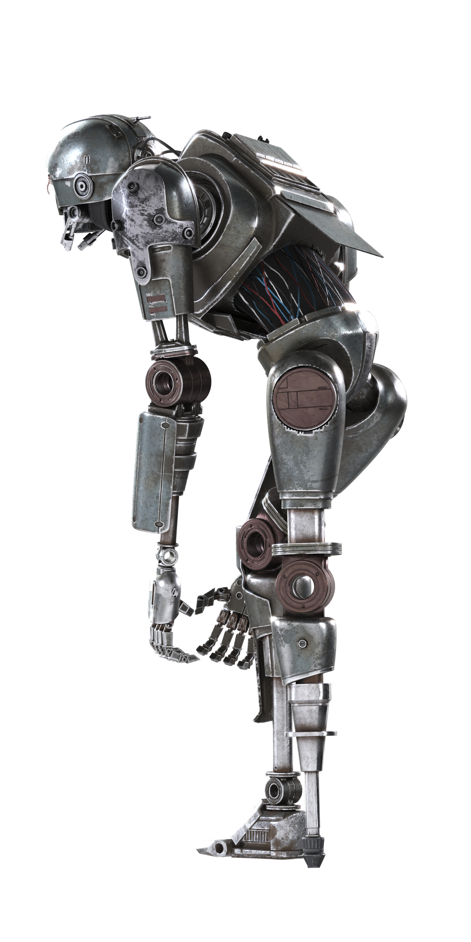 SM-33 DROID STATUE 3D PRINT MODEL SKELETON CREW   3D print model_14