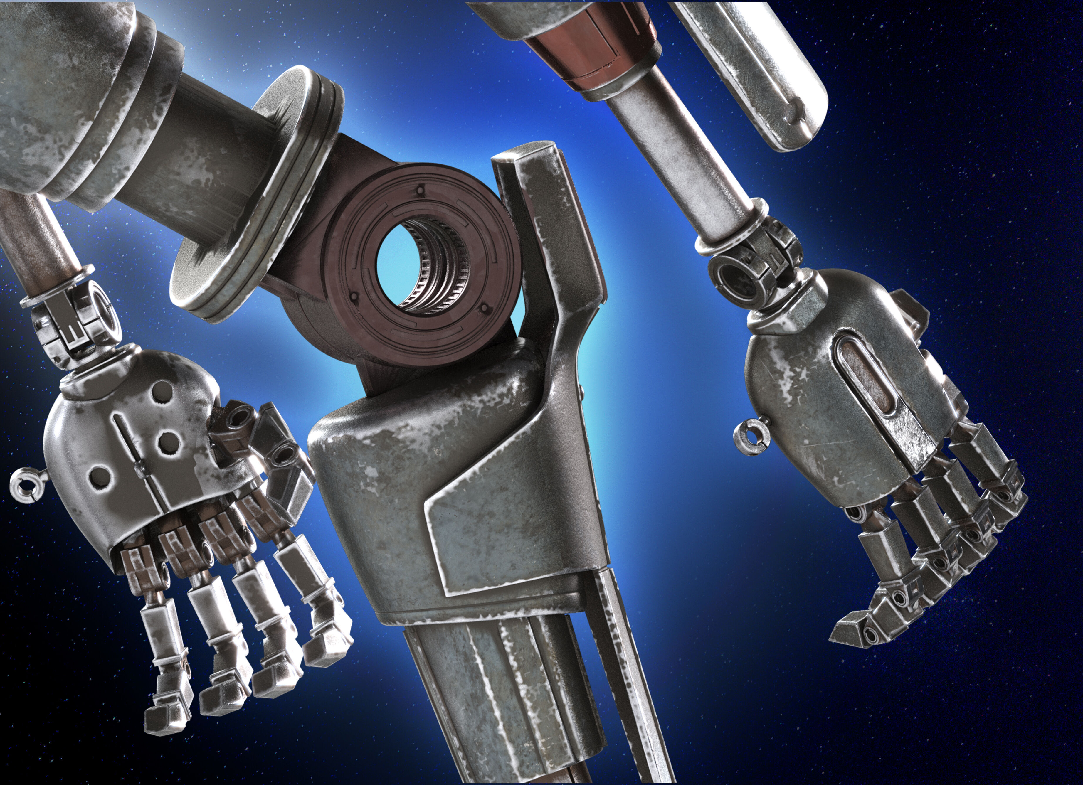 SM-33 DROID STATUE 3D PRINT MODEL SKELETON CREW   3D print model_6