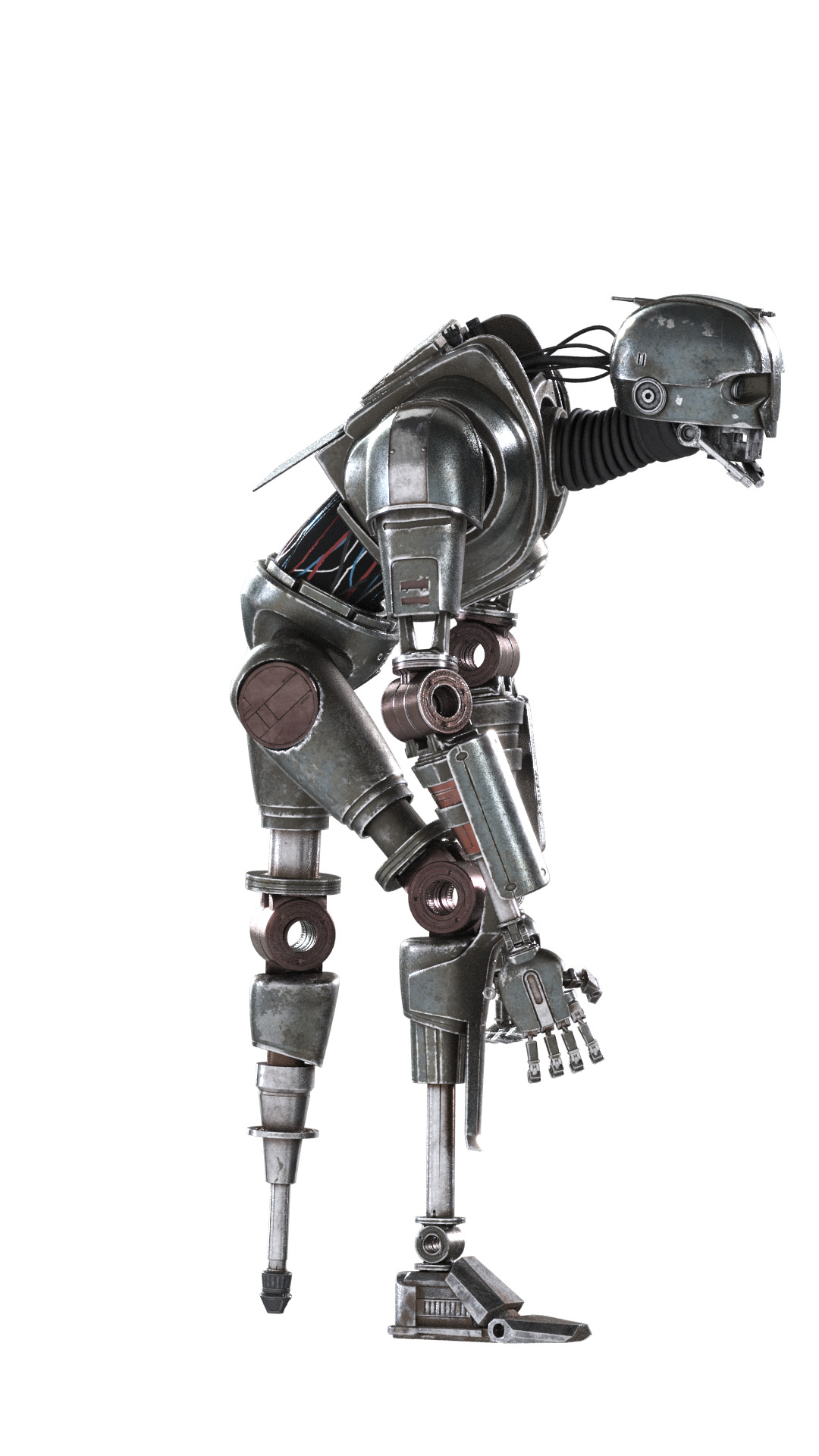 SM-33 DROID STATUE 3D PRINT MODEL SKELETON CREW   3D print model_32