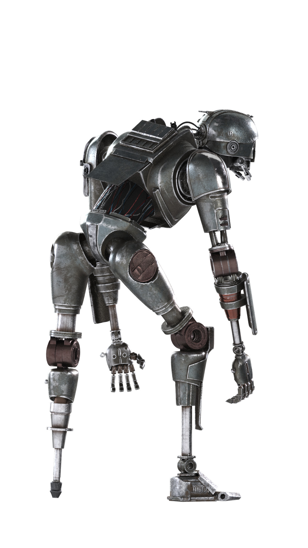 SM-33 DROID STATUE 3D PRINT MODEL SKELETON CREW   3D print model_66