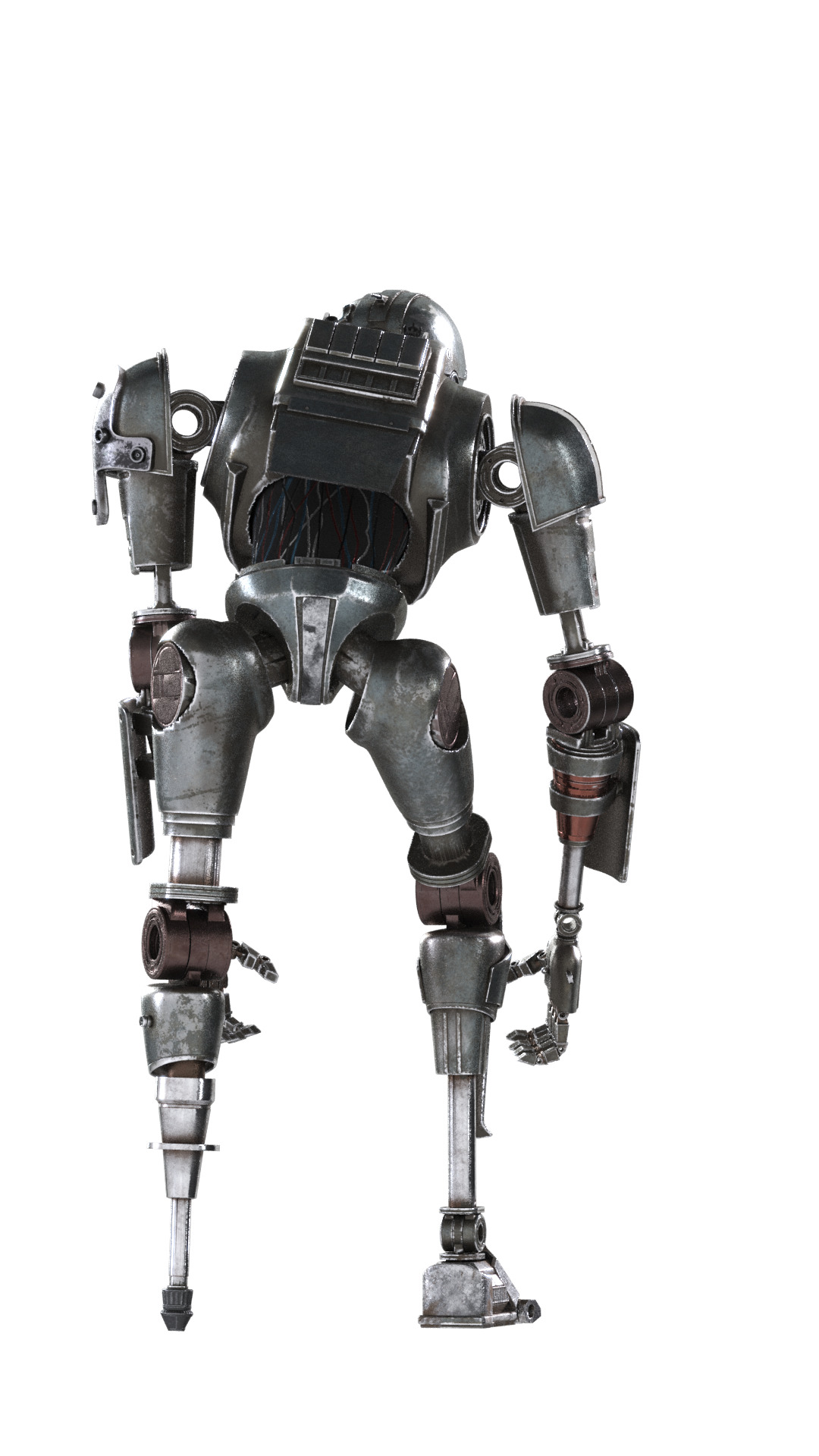 SM-33 DROID STATUE 3D PRINT MODEL SKELETON CREW   3D print model_39