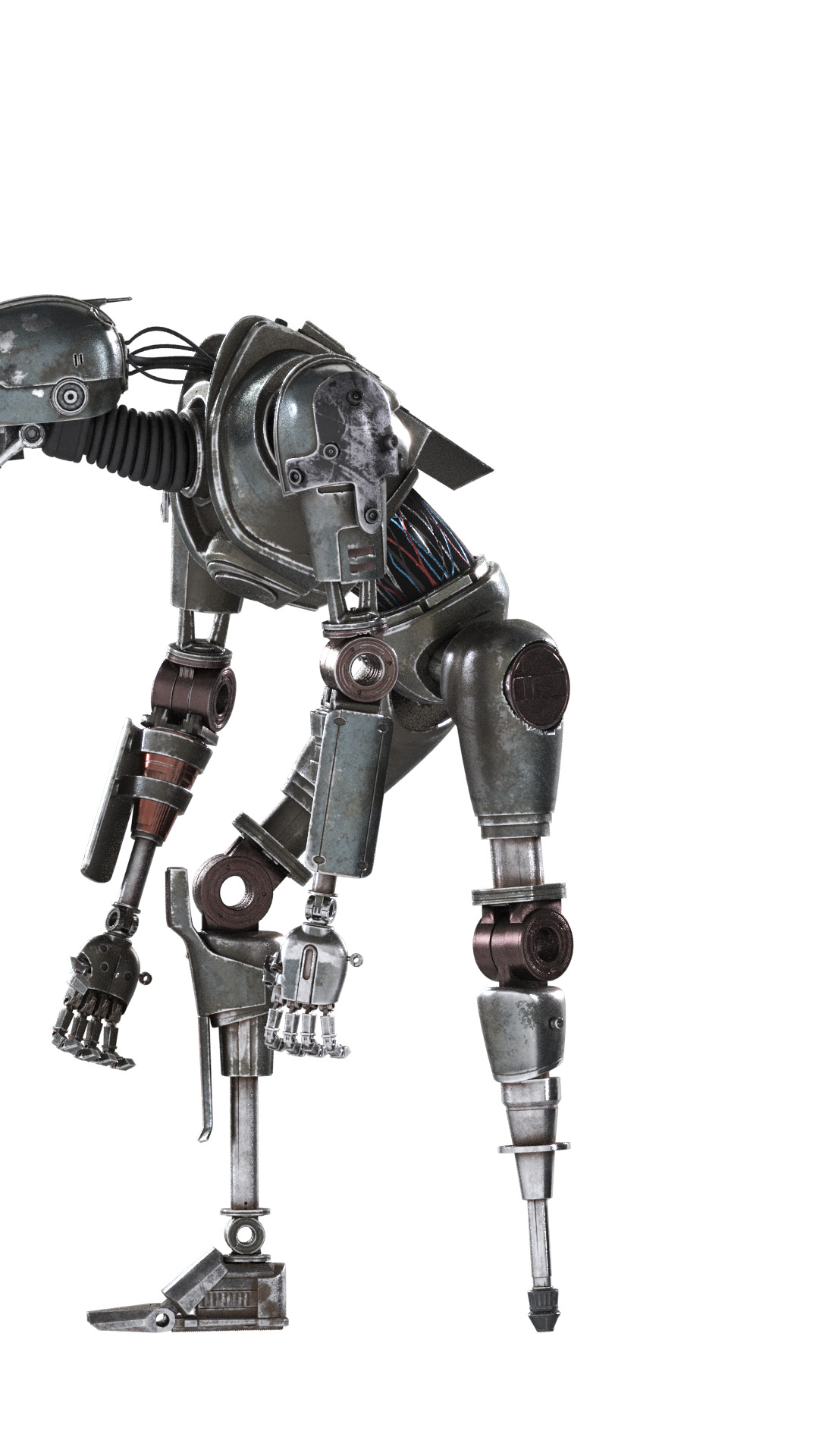 SM-33 DROID STATUE 3D PRINT MODEL SKELETON CREW   3D print model_20