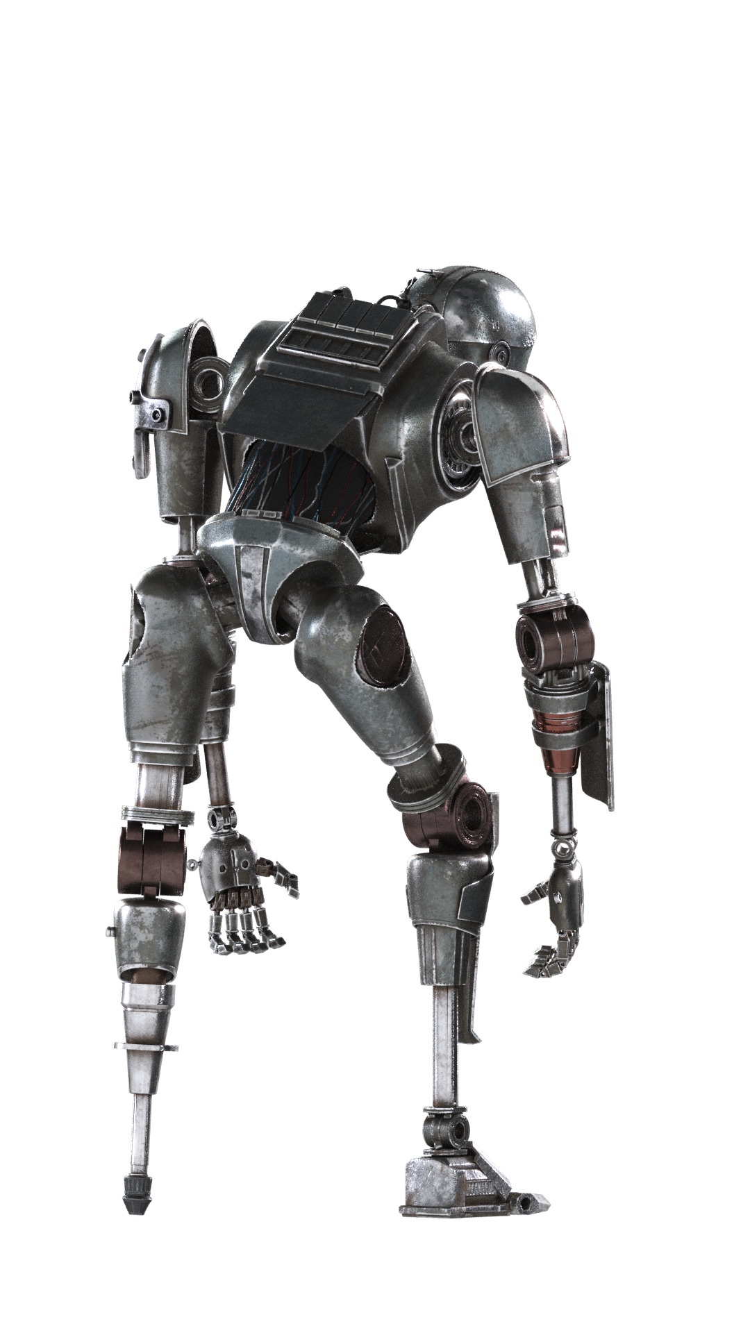 SM-33 DROID STATUE 3D PRINT MODEL SKELETON CREW   3D print model_58