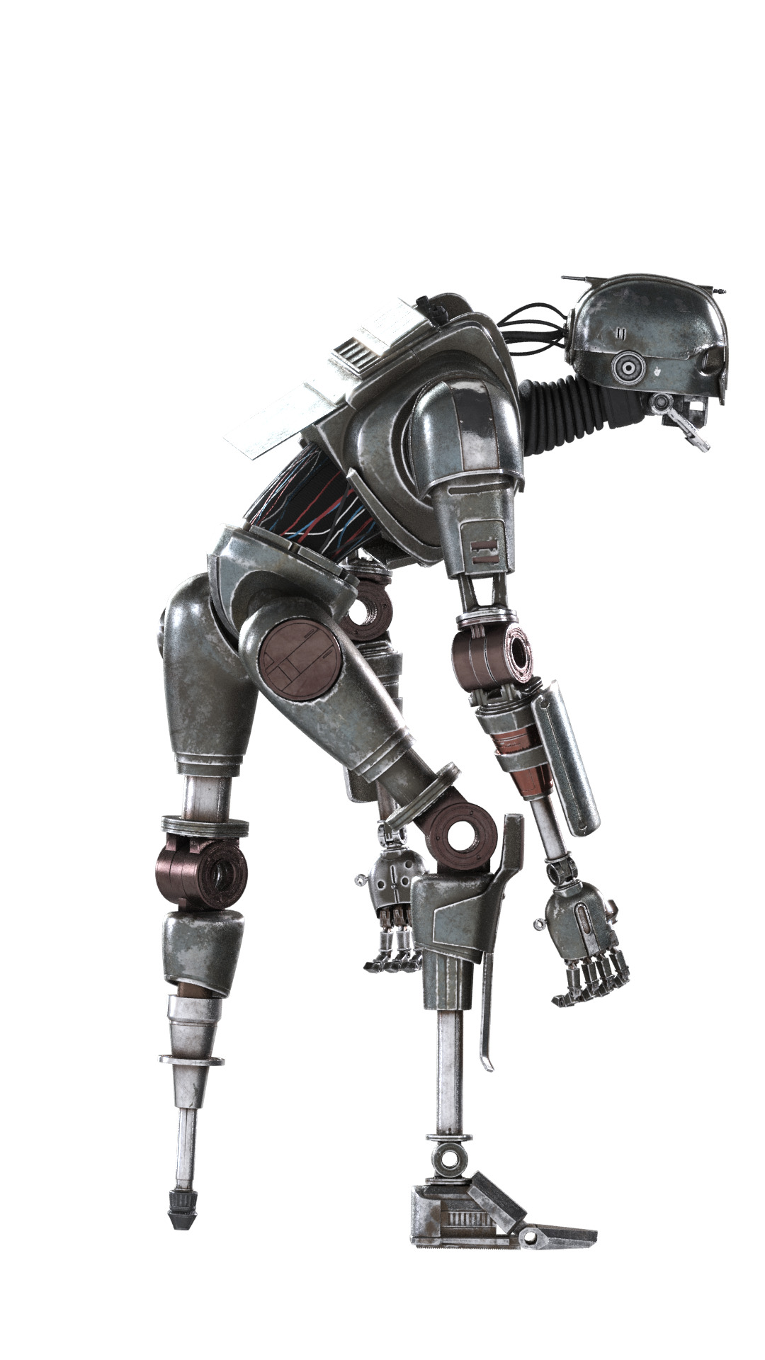 SM-33 DROID STATUE 3D PRINT MODEL SKELETON CREW   3D print model_52