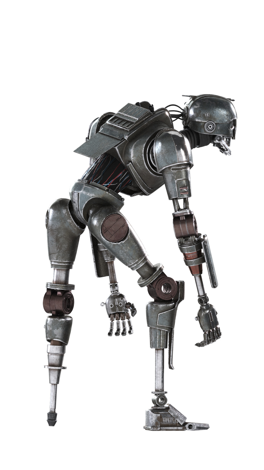 SM-33 DROID STATUE 3D PRINT MODEL SKELETON CREW   3D print model_35