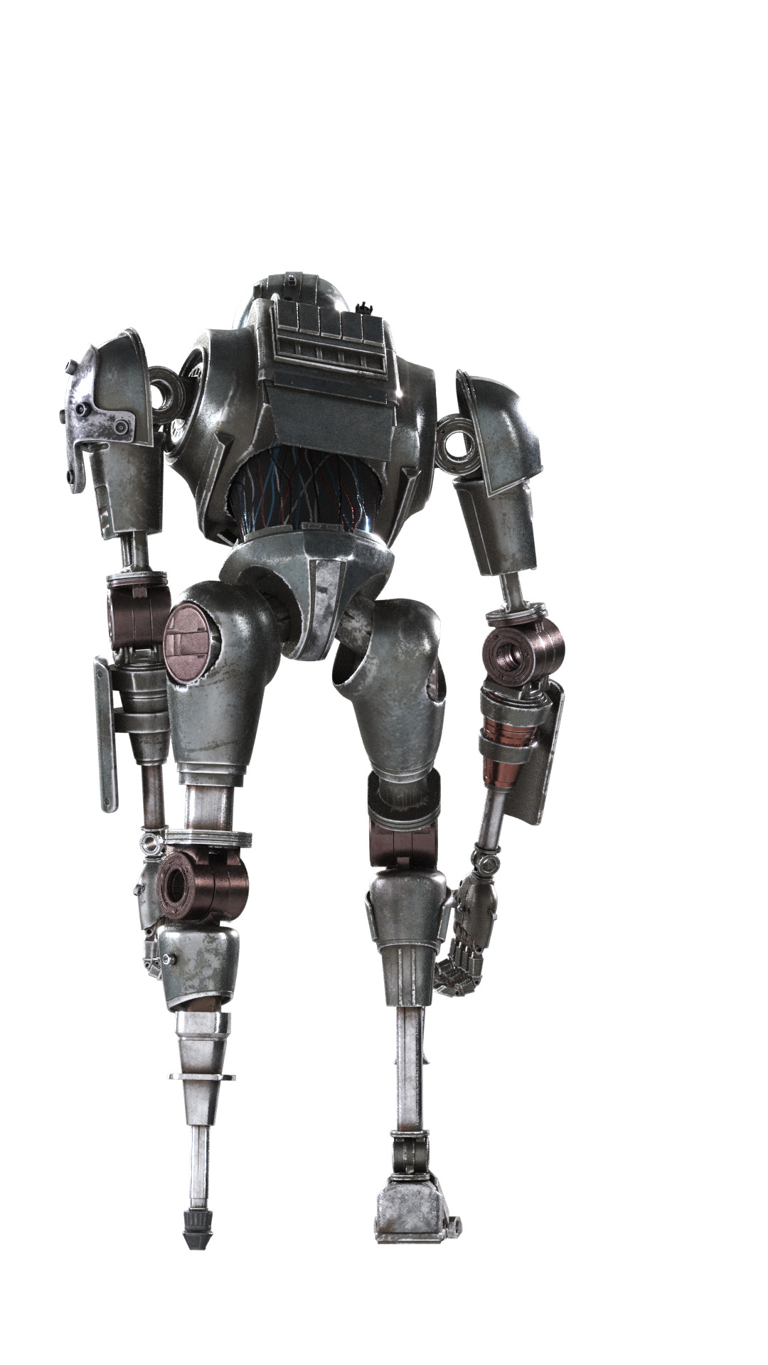 SM-33 DROID STATUE 3D PRINT MODEL SKELETON CREW   3D print model_50