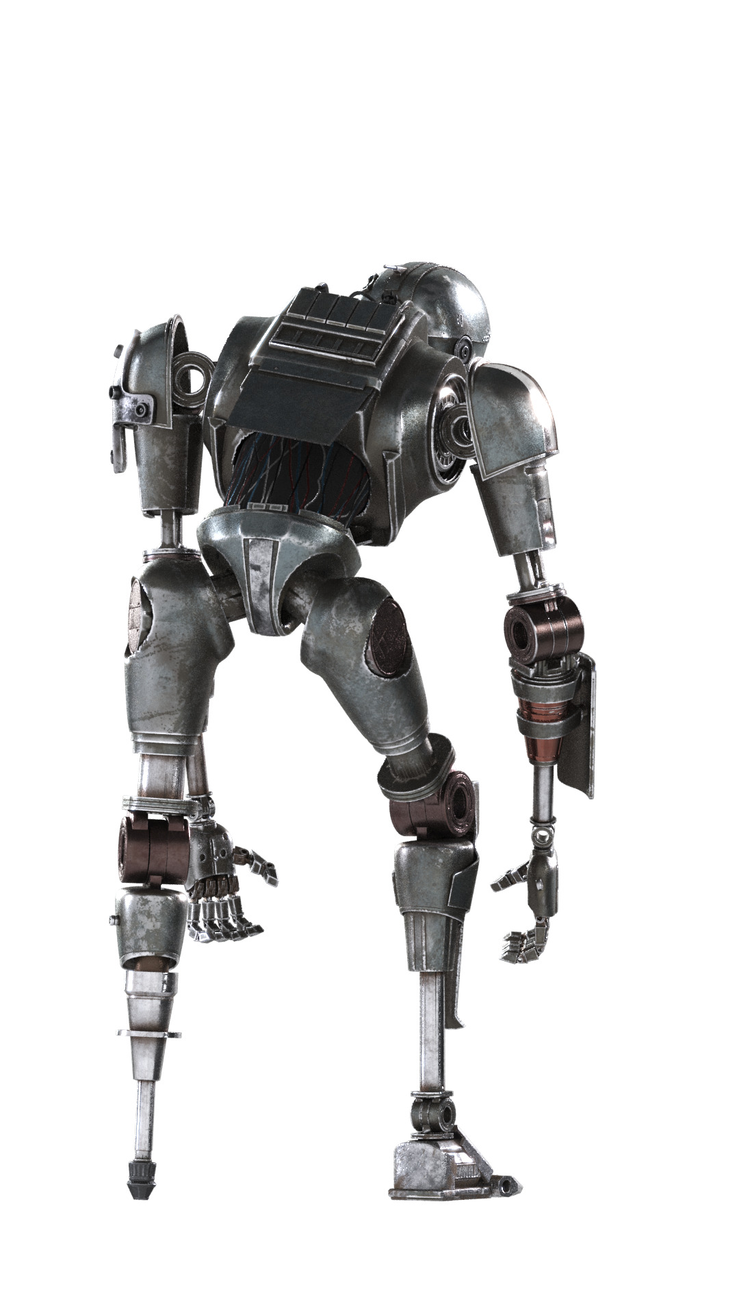 SM-33 DROID STATUE 3D PRINT MODEL SKELETON CREW   3D print model_51