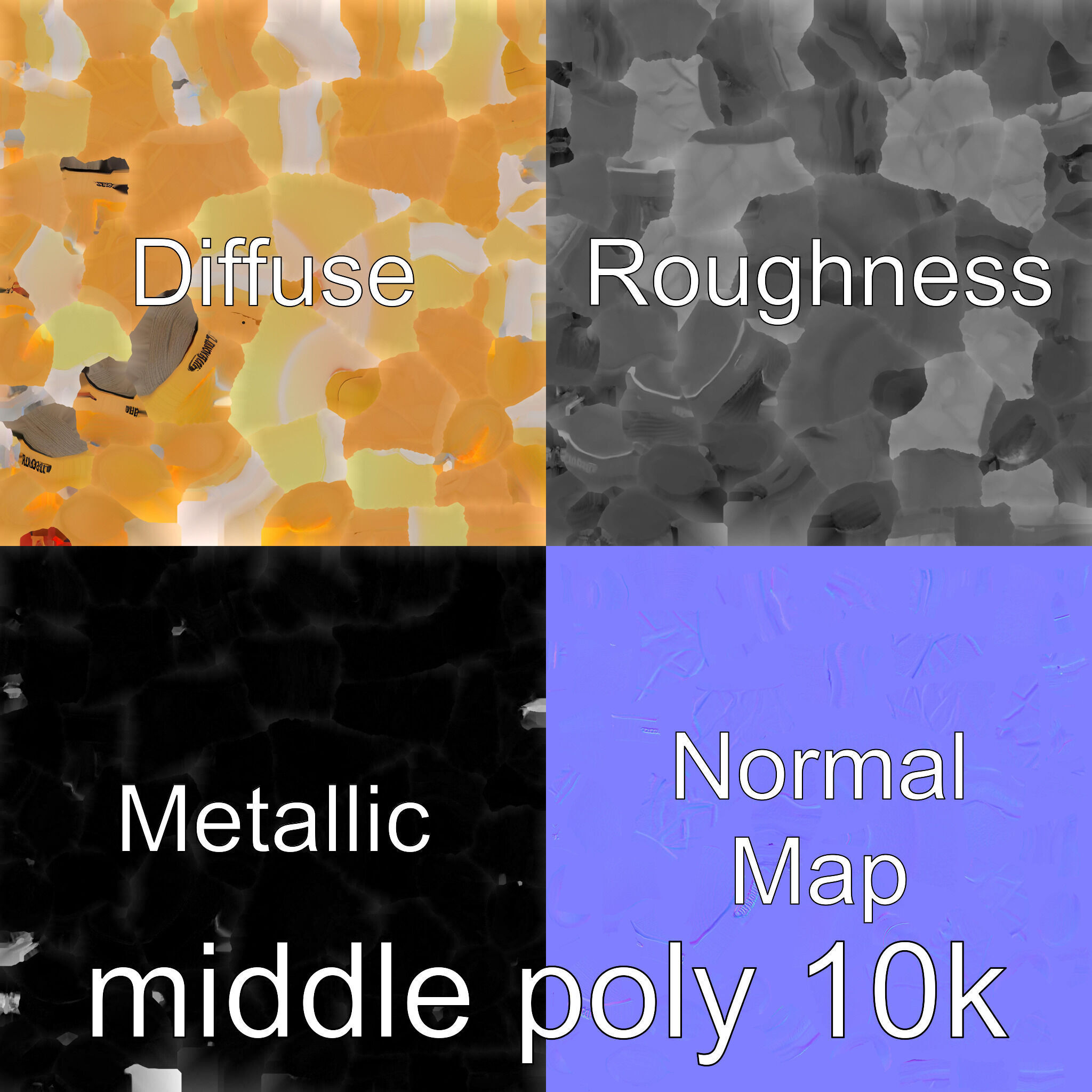 Ice Cream Cone Lamp Toy Style with Dripping Syrup Pendants Low-poly 3D model_24