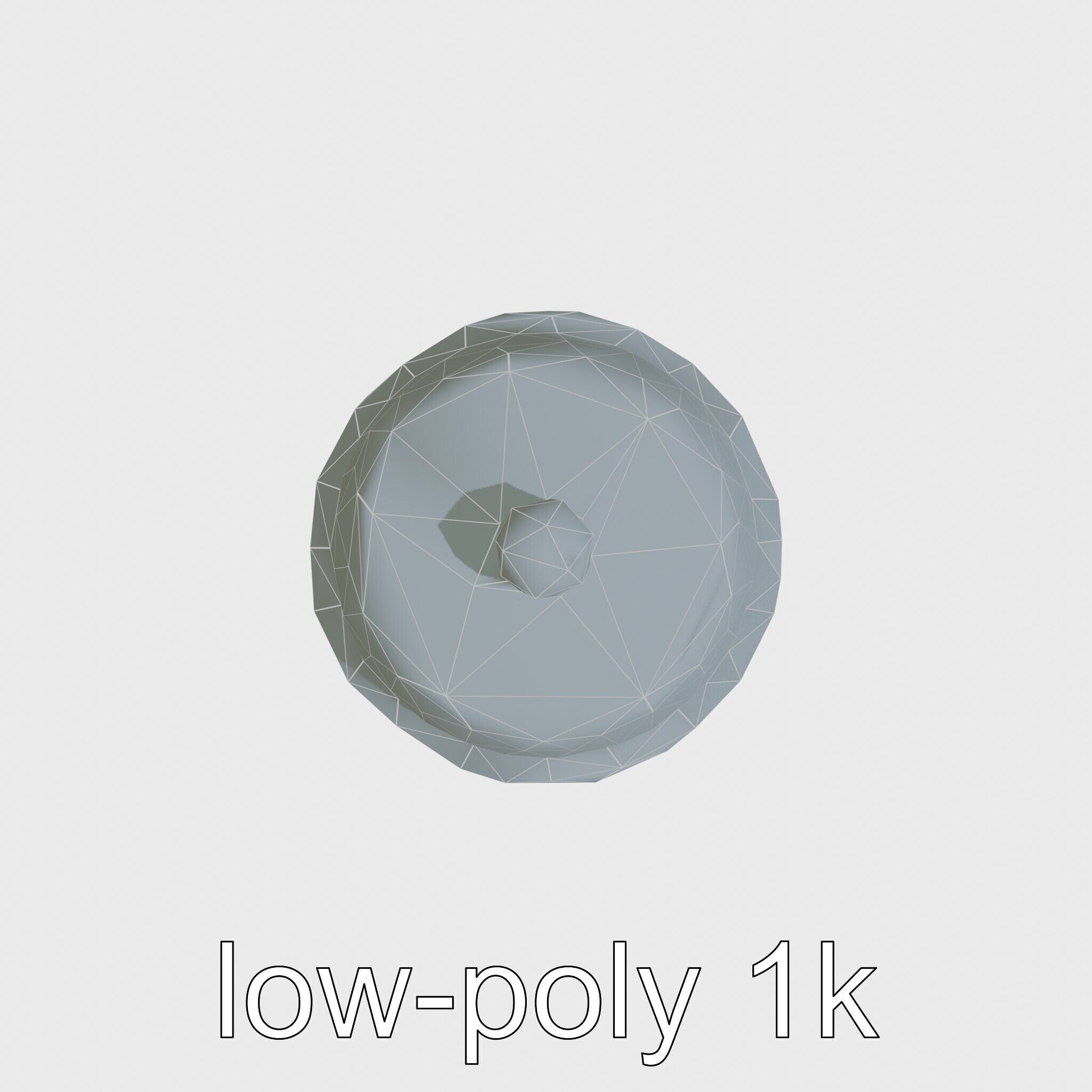 Ice Cream Cone Lamp Toy Style with Dripping Syrup Pendants Low-poly 3D model_21