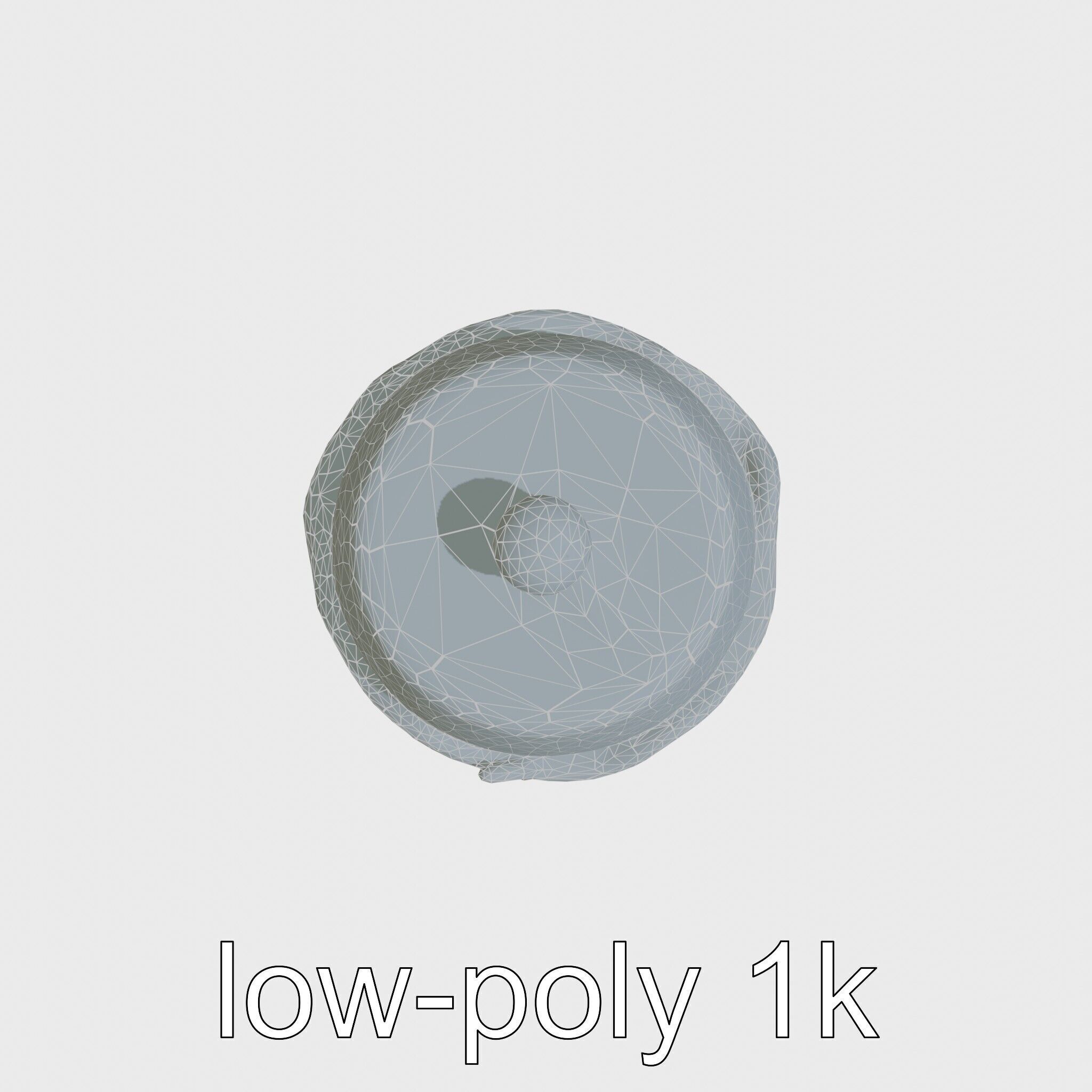 Ice Cream Cone Lamp Toy Style with Dripping Syrup Pendants Low-poly 3D model_30