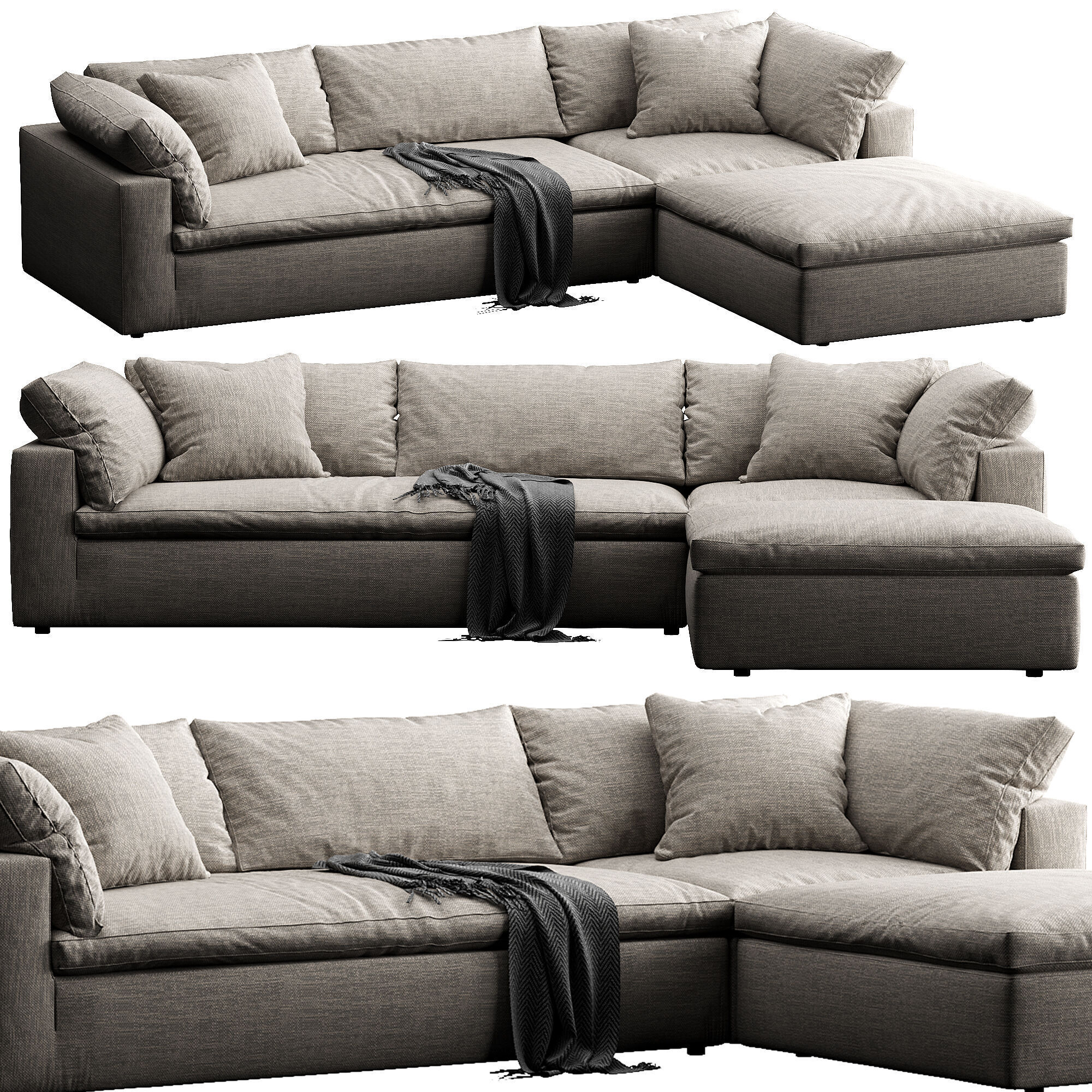 Restoration Hardware Cloud 3D model_3