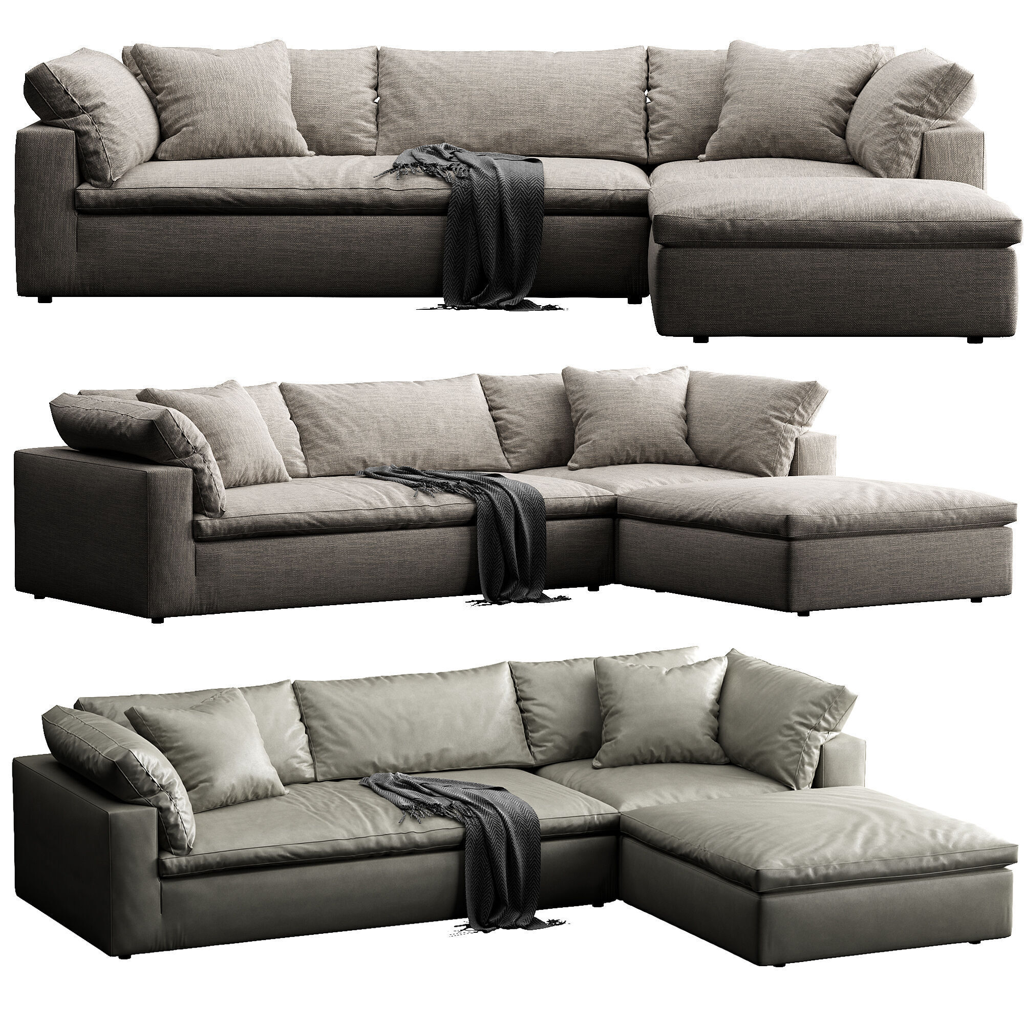 Restoration Hardware Cloud 3D model_1